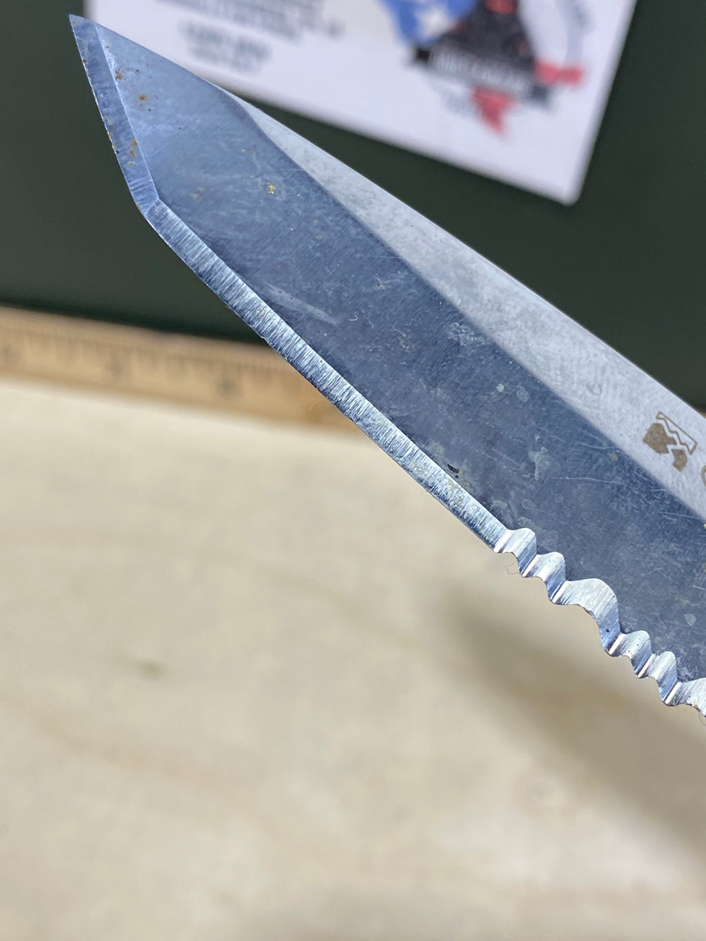 CRKT M16-12ZER #-79. Light usage. Super Dirty. Chips on blade.