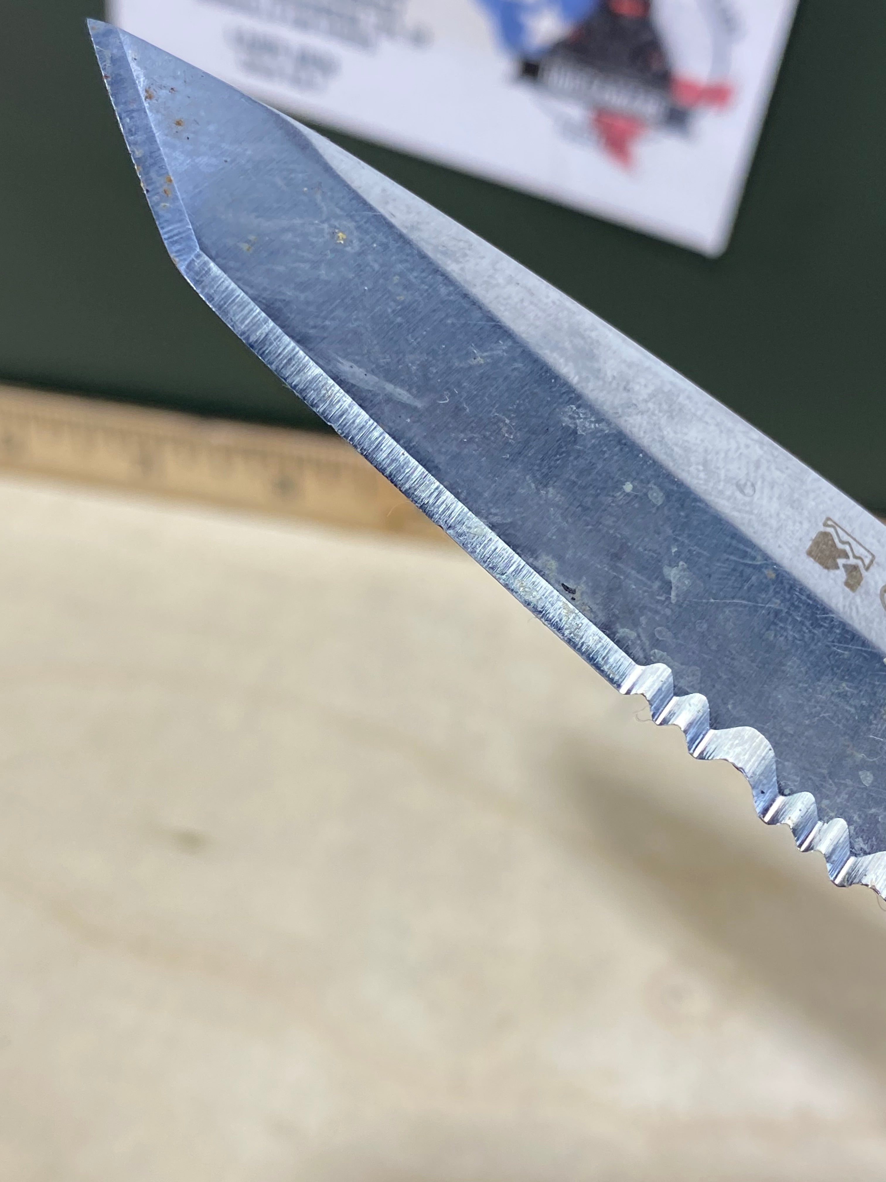 CRKT M16-12ZER #-79. Light usage. Super Dirty. Chips on blade.
