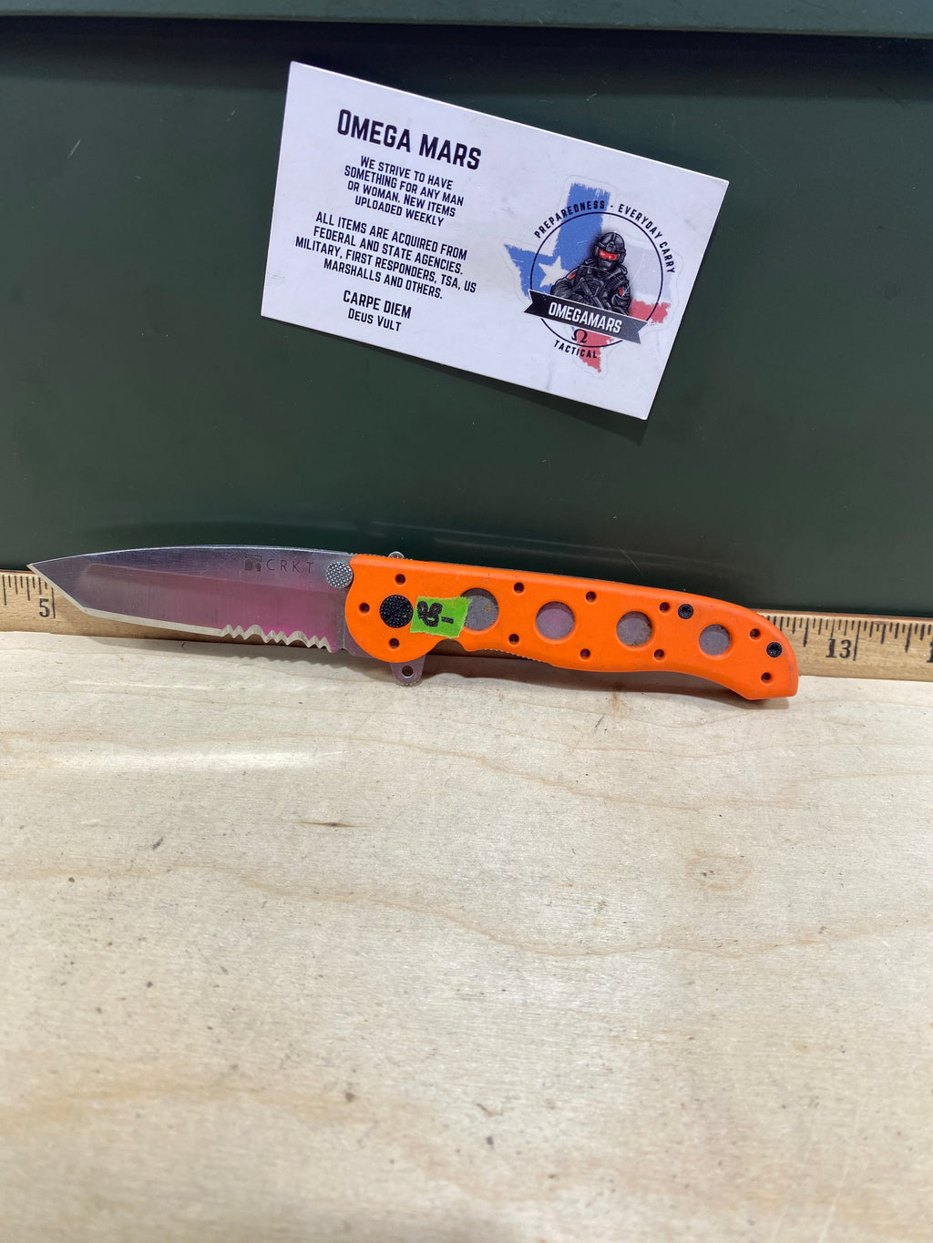 CRKT M16-12ZER #-80. Light usage.