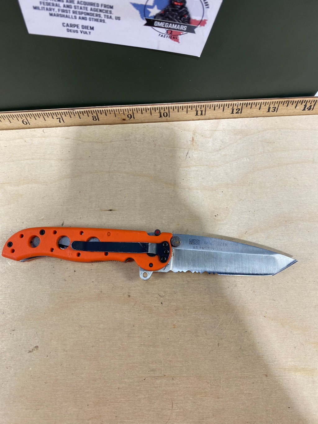 CRKT M16-12ZER #-80. Light usage.