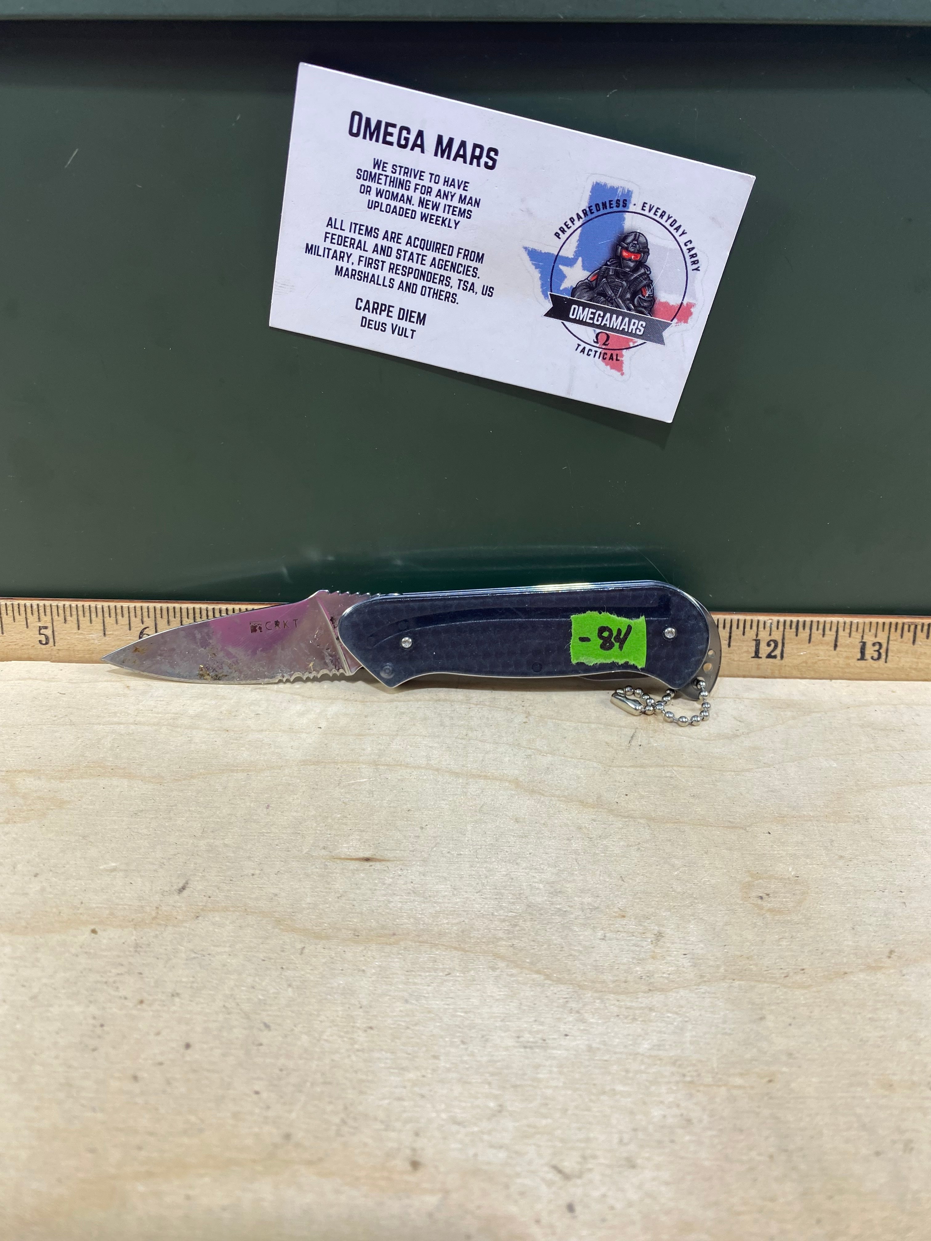 CRKT 5212 Rollock #-84. Light usage. Dirty.