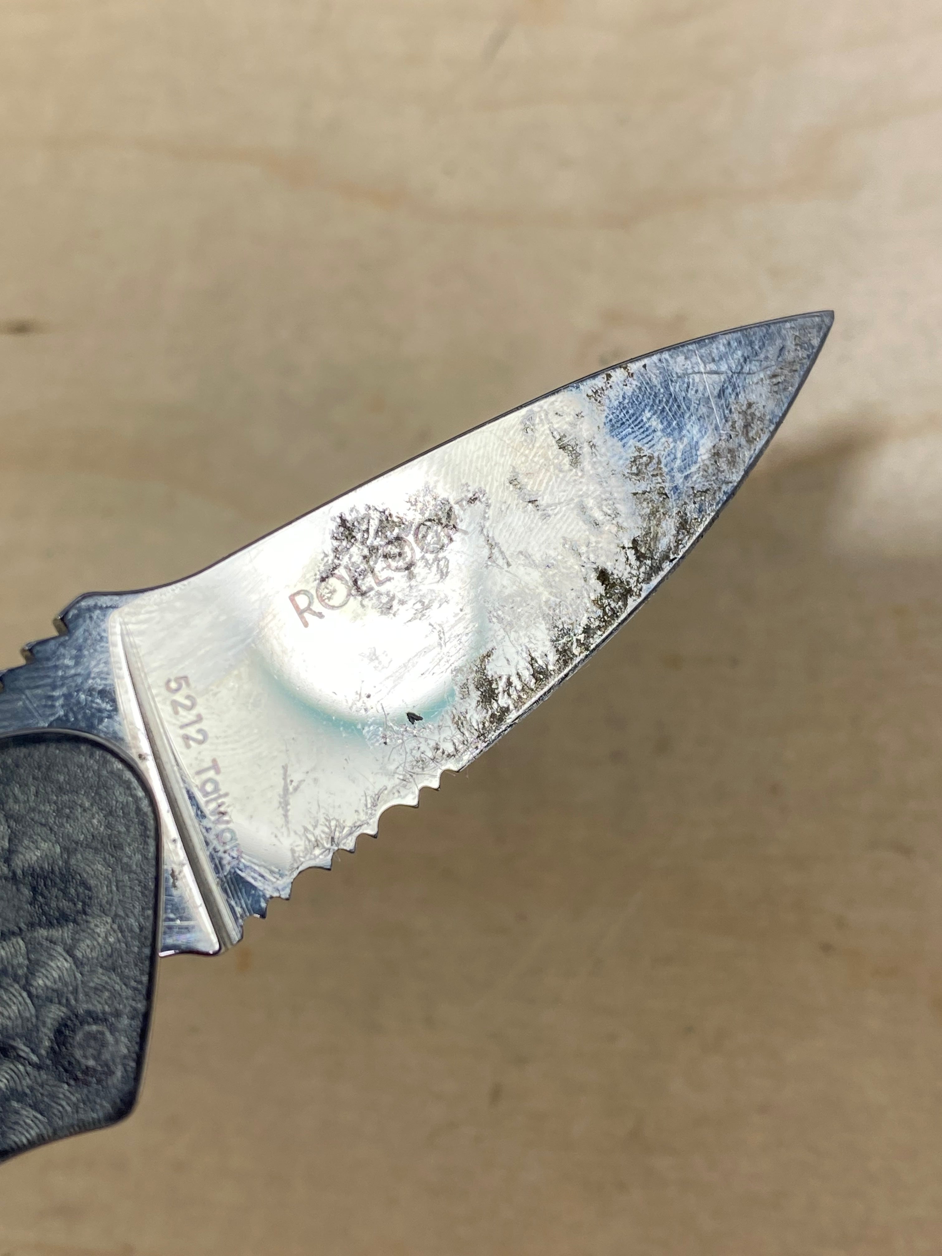 CRKT 5212 Rollock #-84. Light usage. Dirty.