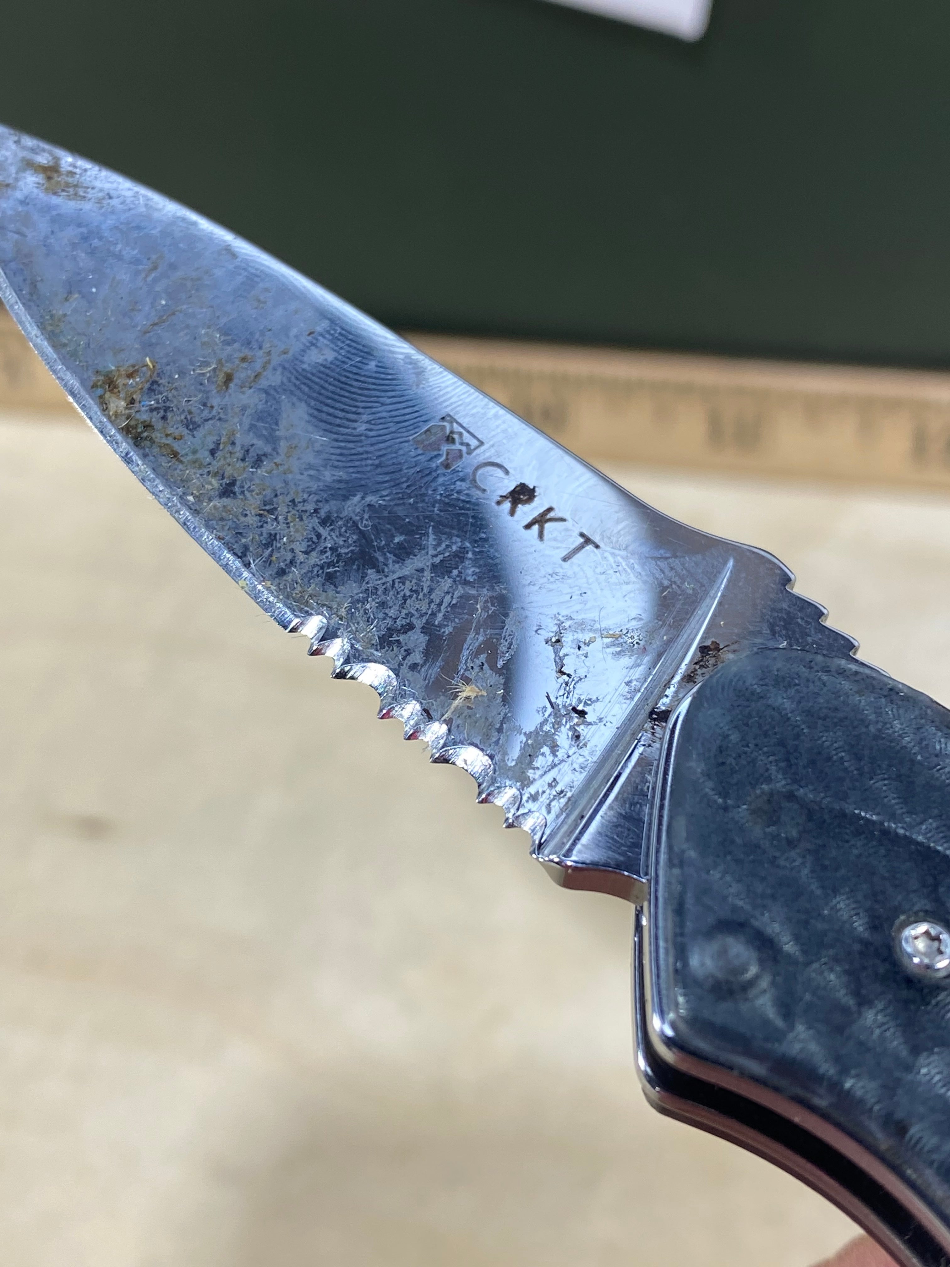 CRKT 5212 Rollock #-84. Light usage. Dirty.