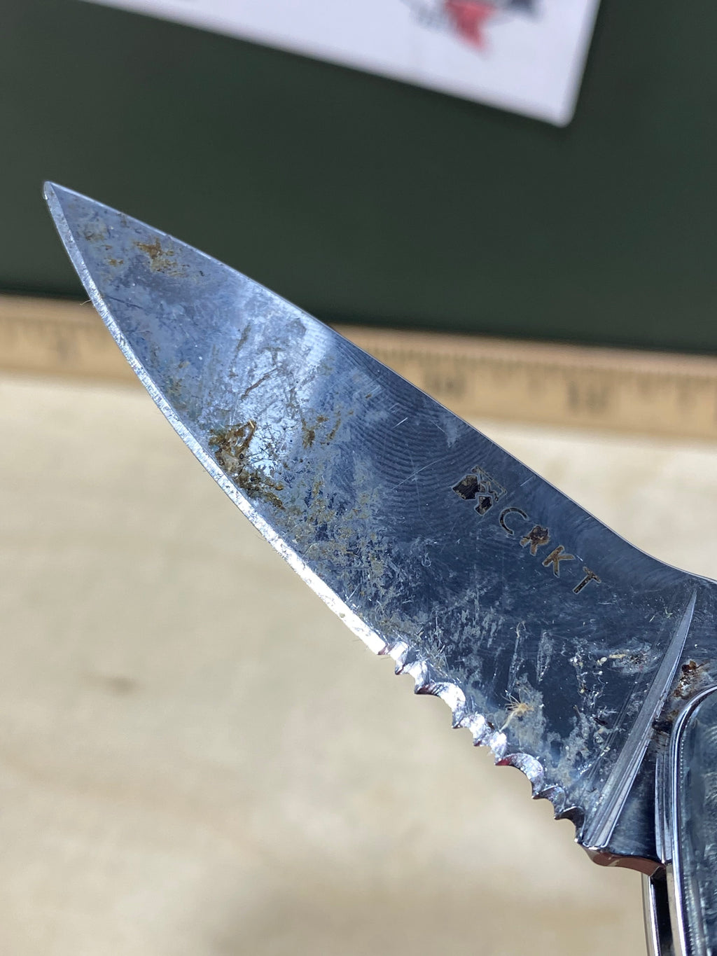 CRKT 5212 Rollock #-84. Light usage. Dirty.