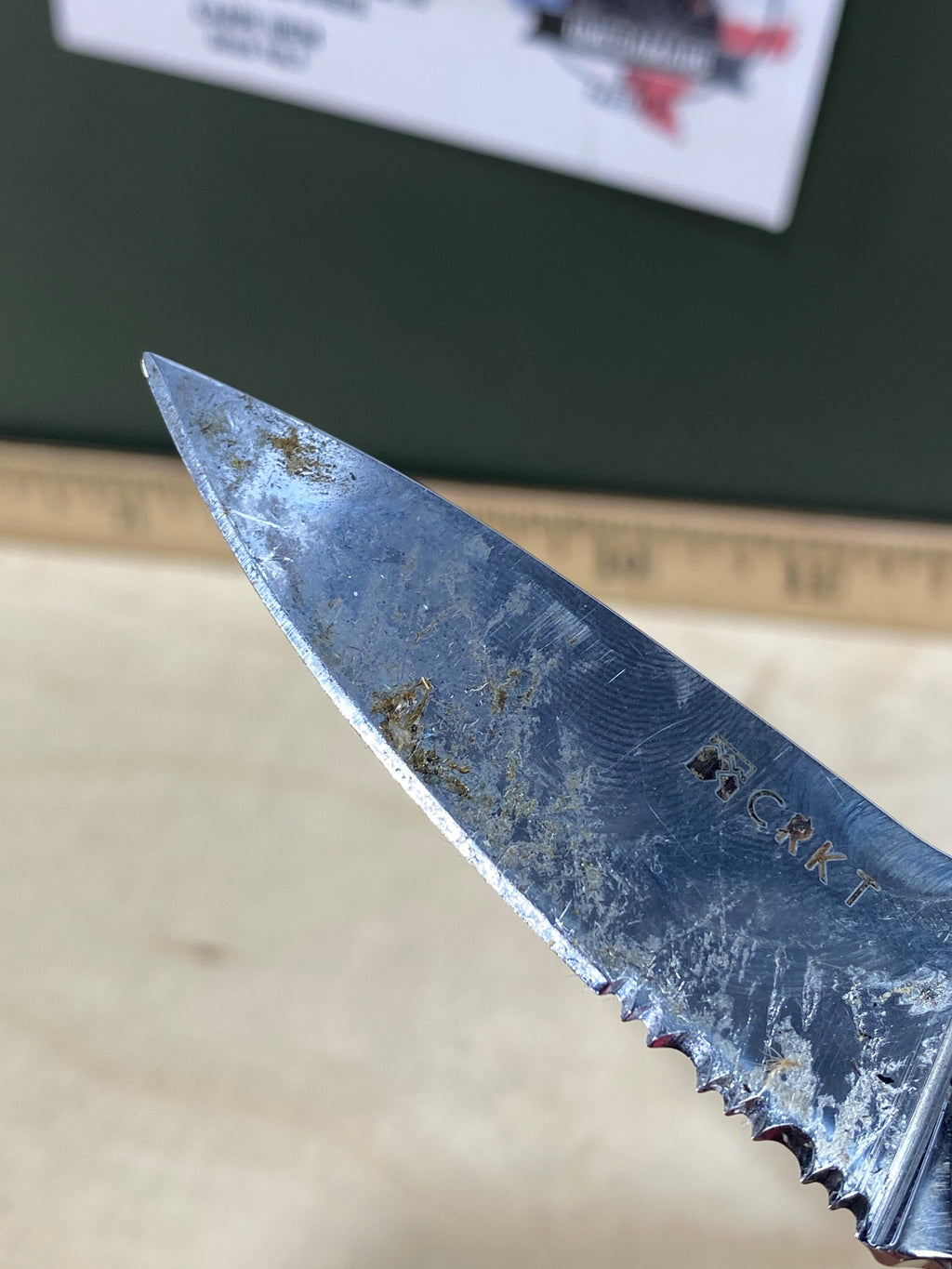 CRKT 5212 Rollock #-84. Light usage. Dirty.