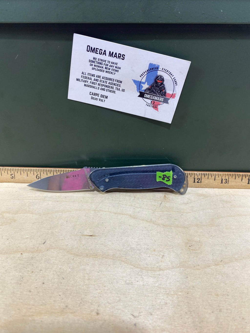 CRKT 5202 Rollock #-85. Light usage. Dirty