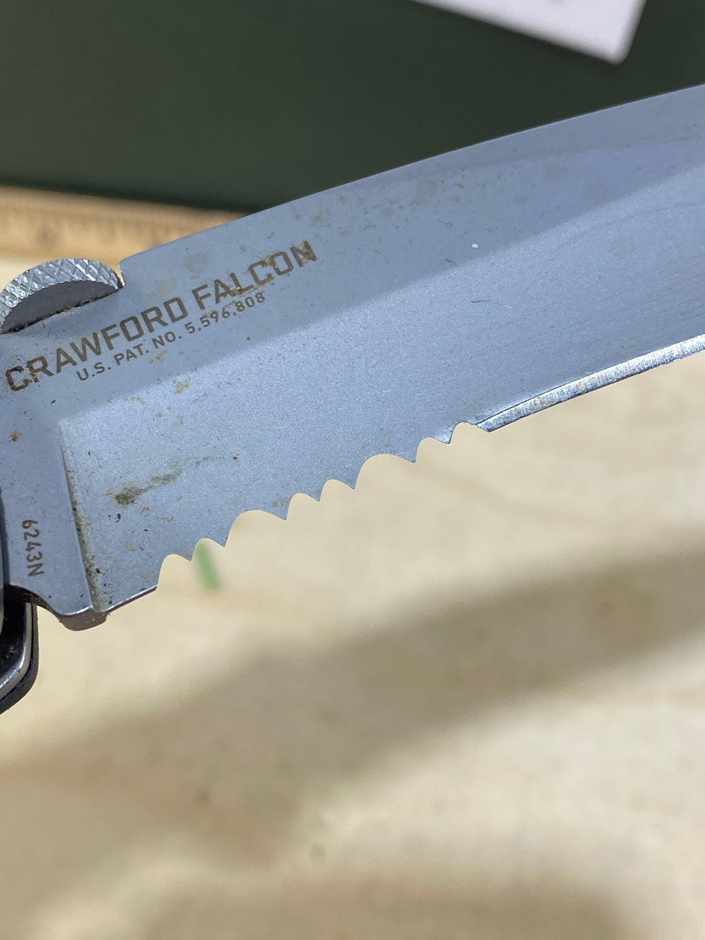 CRKT 6243N #-86. Light usage. Dirty. Discontinued.