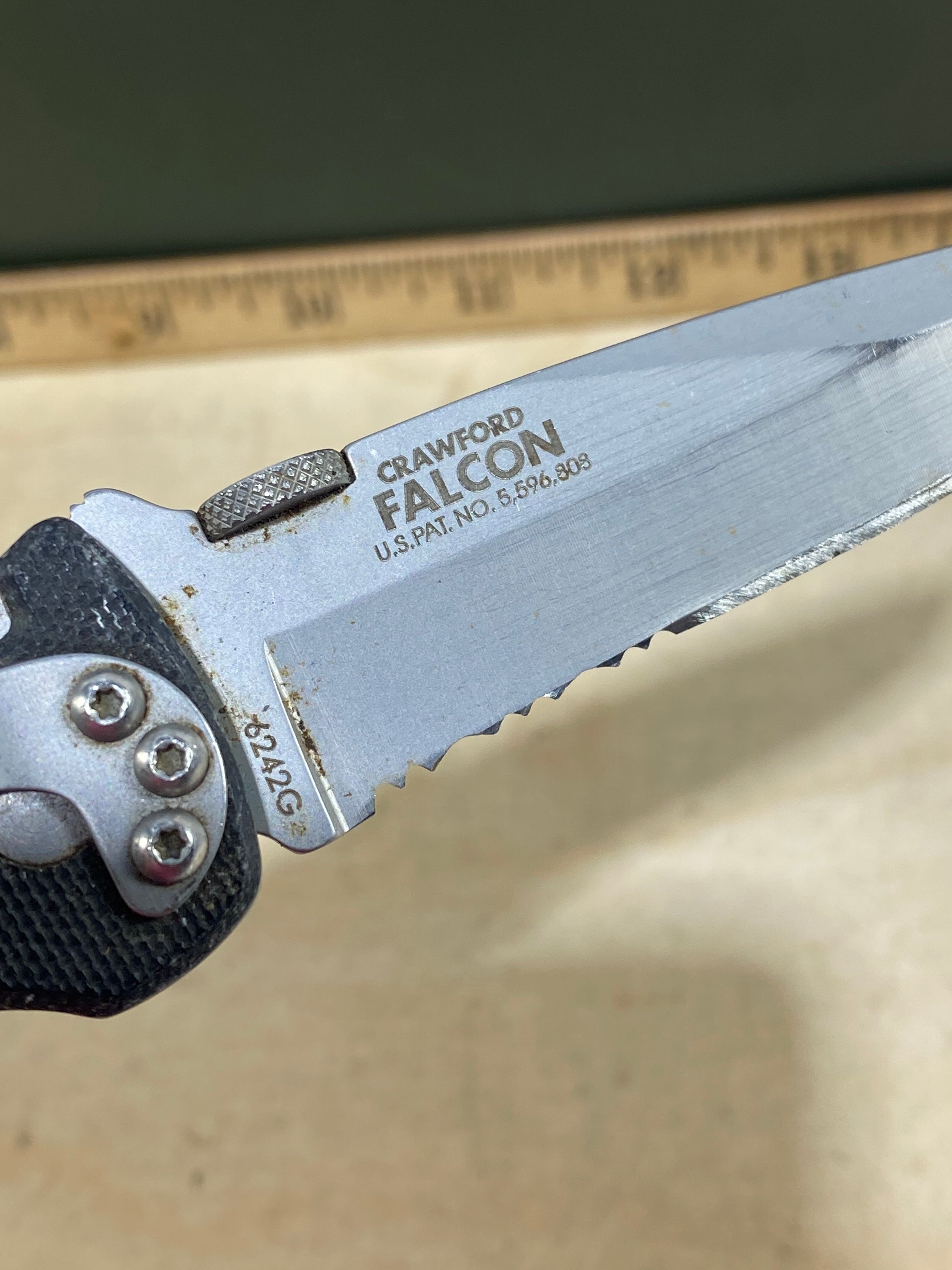 CRKT 6242G #-87. Light usage. Resharpened.