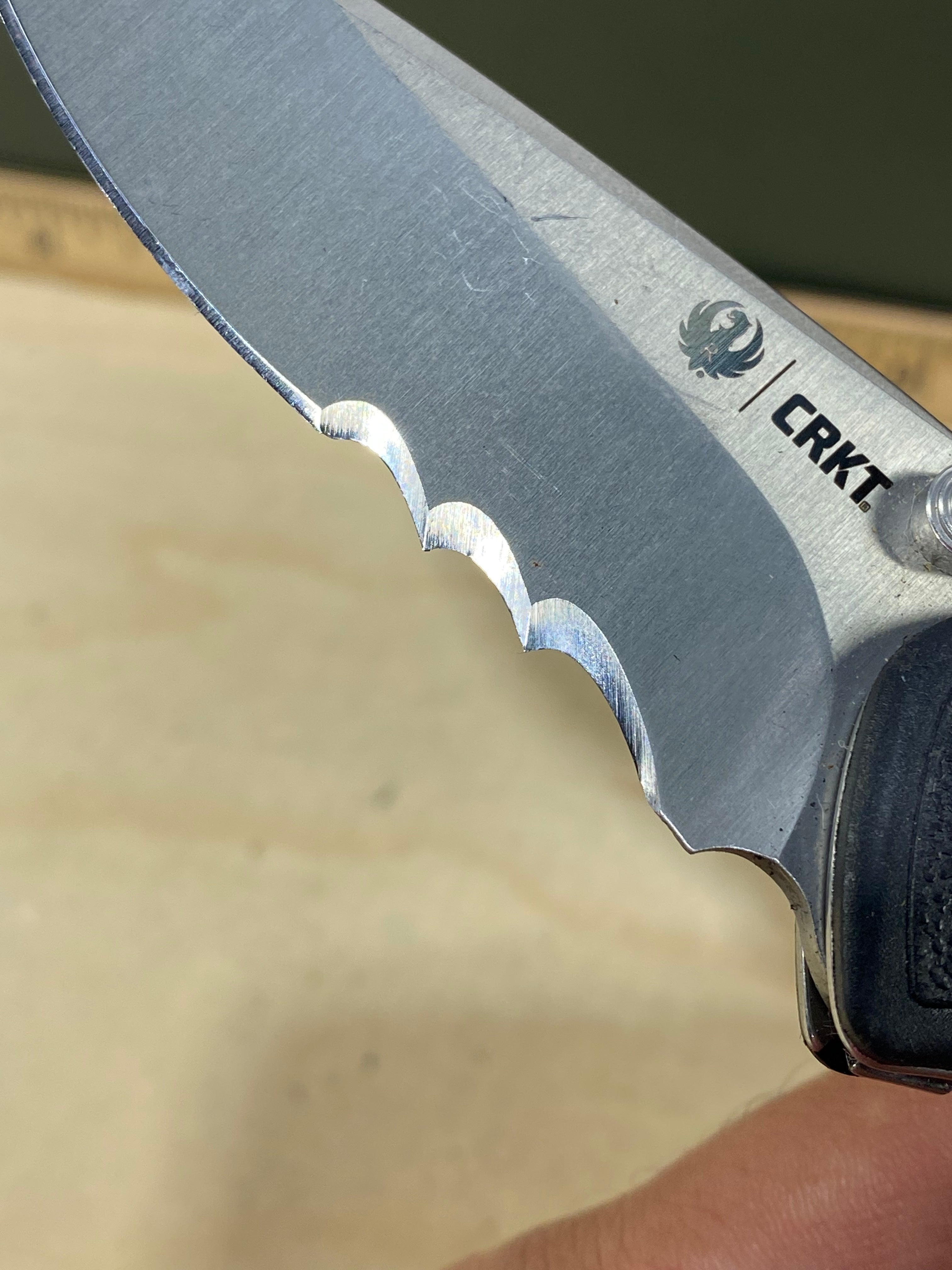 CRKT R2602 High-Brass #-90. Light usage.