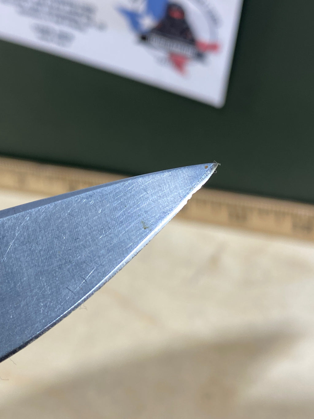 CRKT R2601 High-Brass #-91. Light usage. Chips on blade. Discontinued.