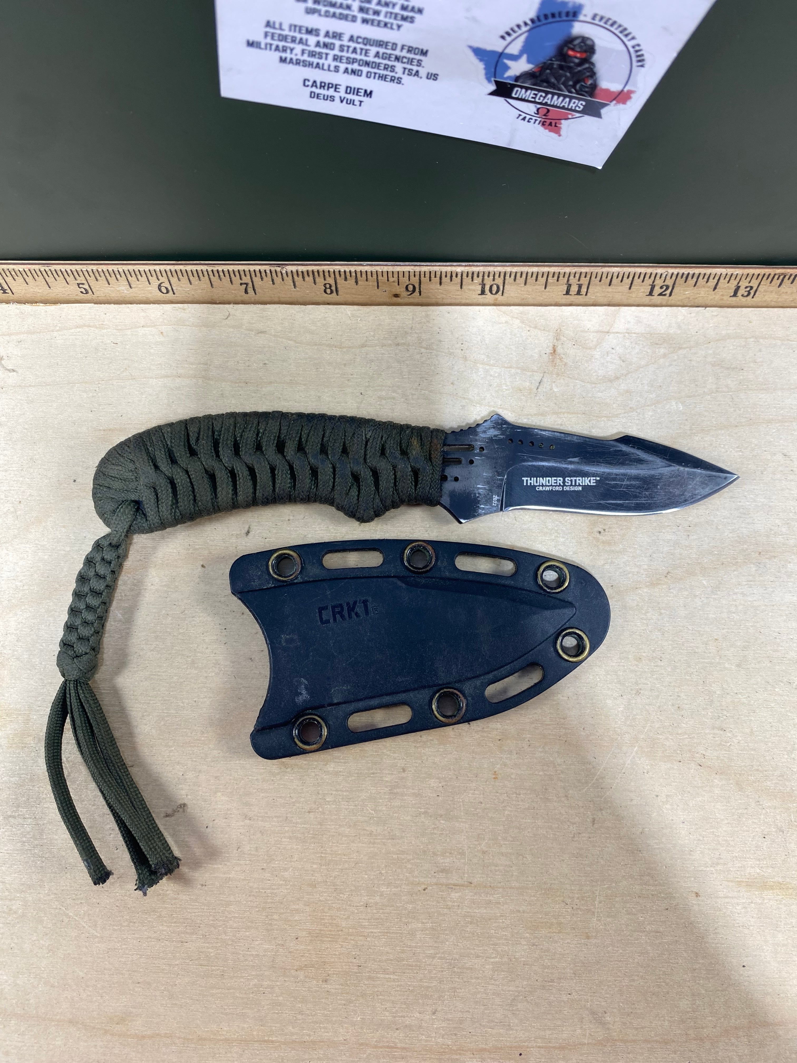 CRKT 2032 #-94. Light usage. Resharpened. Discontinued.