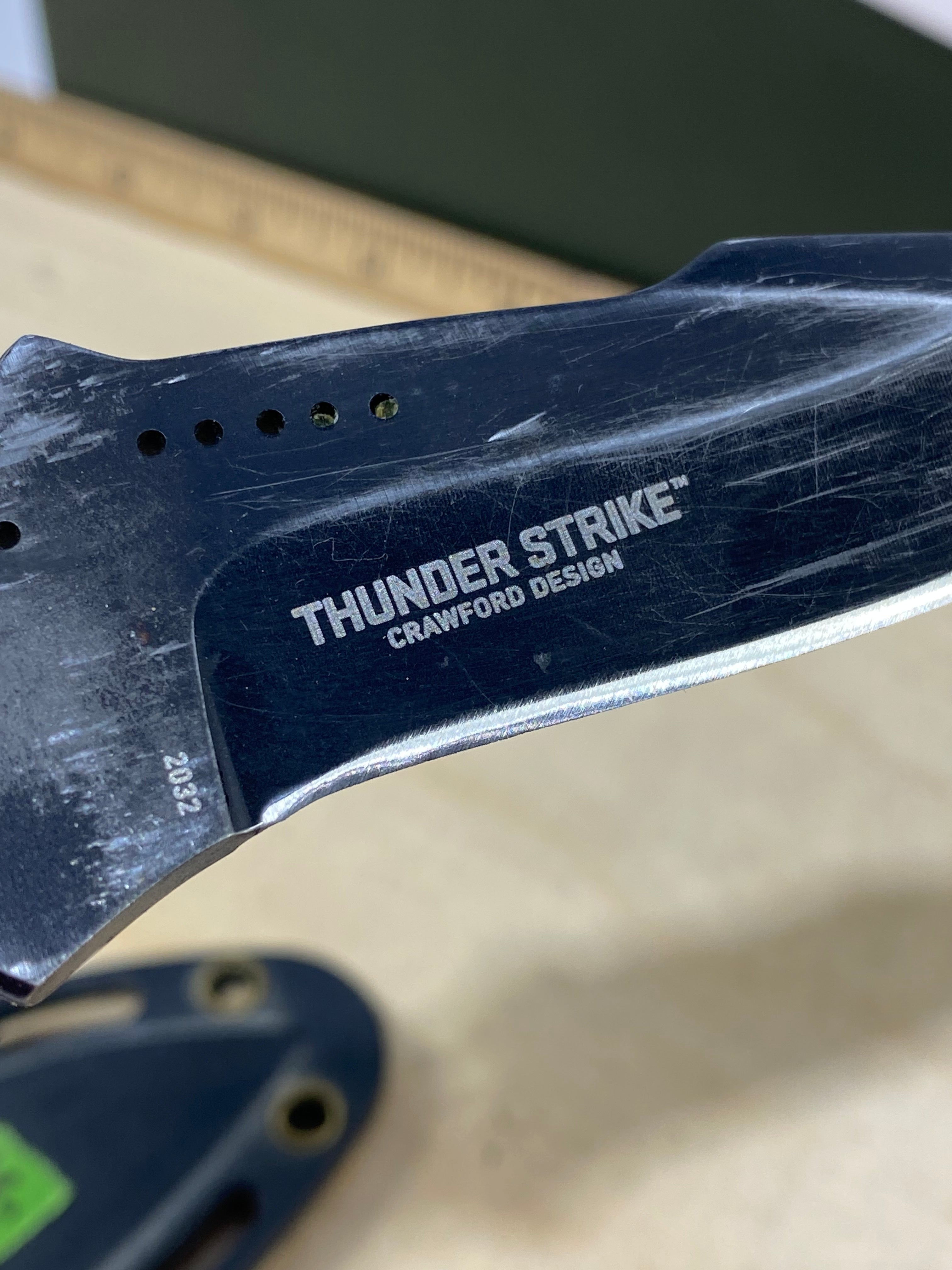 CRKT 2032 #-94. Light usage. Resharpened. Discontinued.