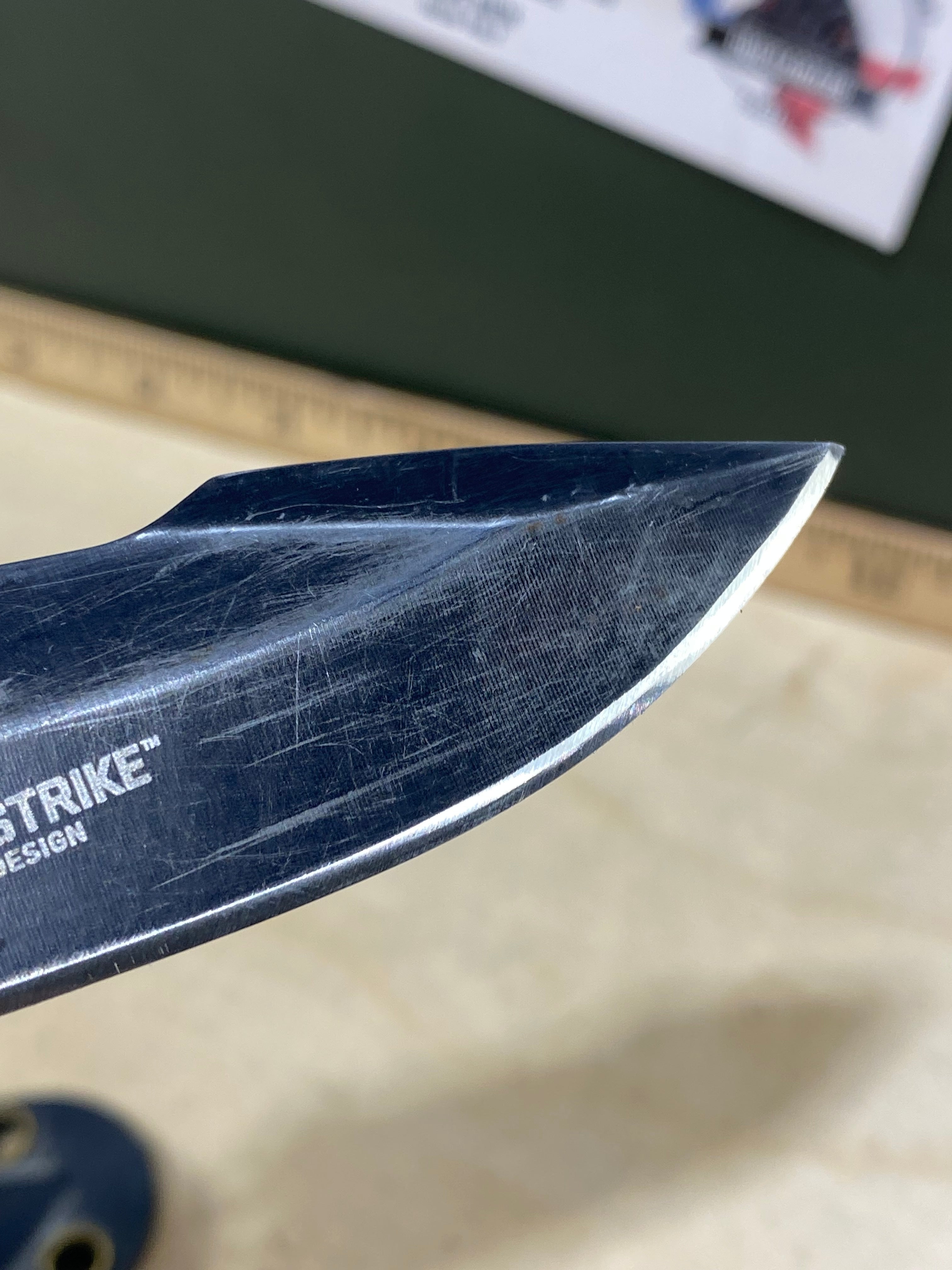 CRKT 2032 #-94. Light usage. Resharpened. Discontinued.