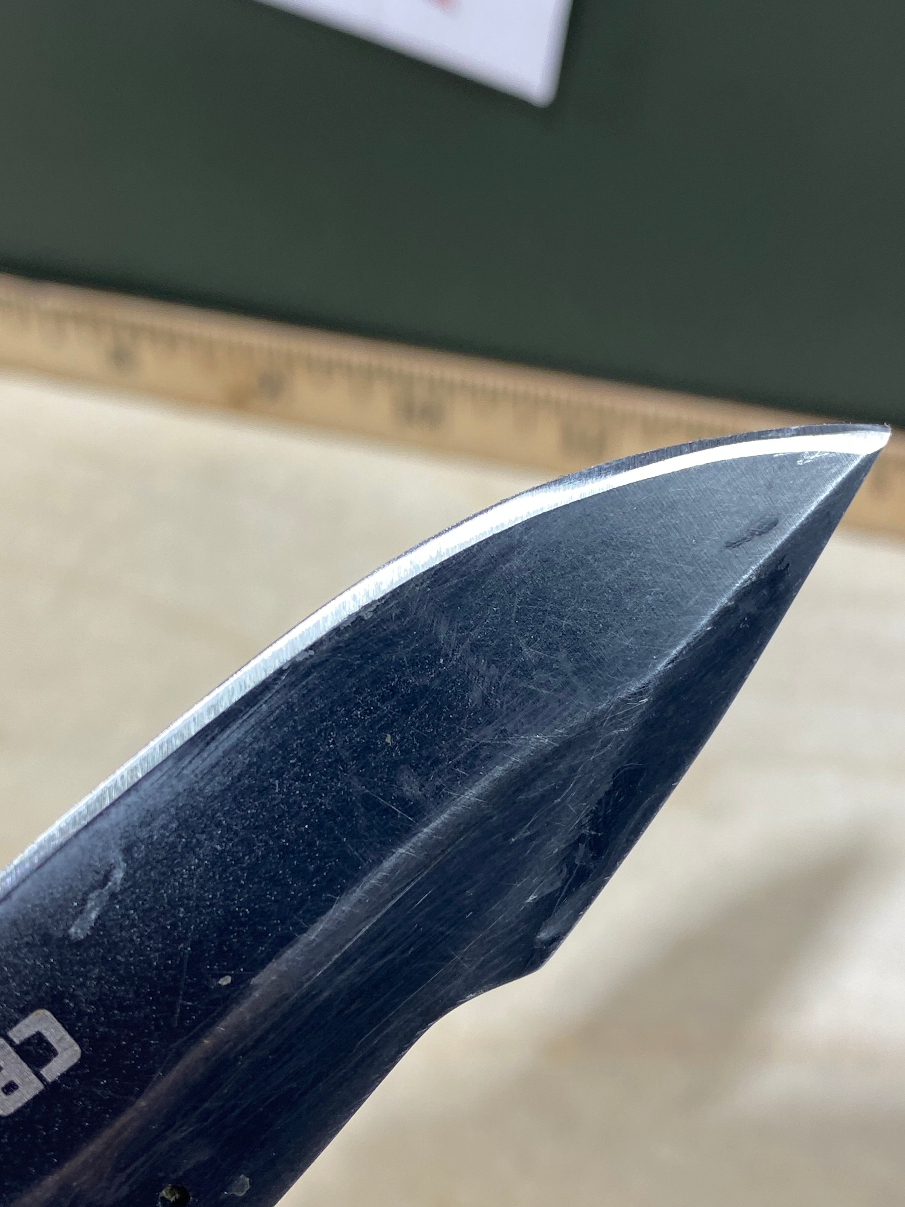 CRKT 2032 #-94. Light usage. Resharpened. Discontinued.