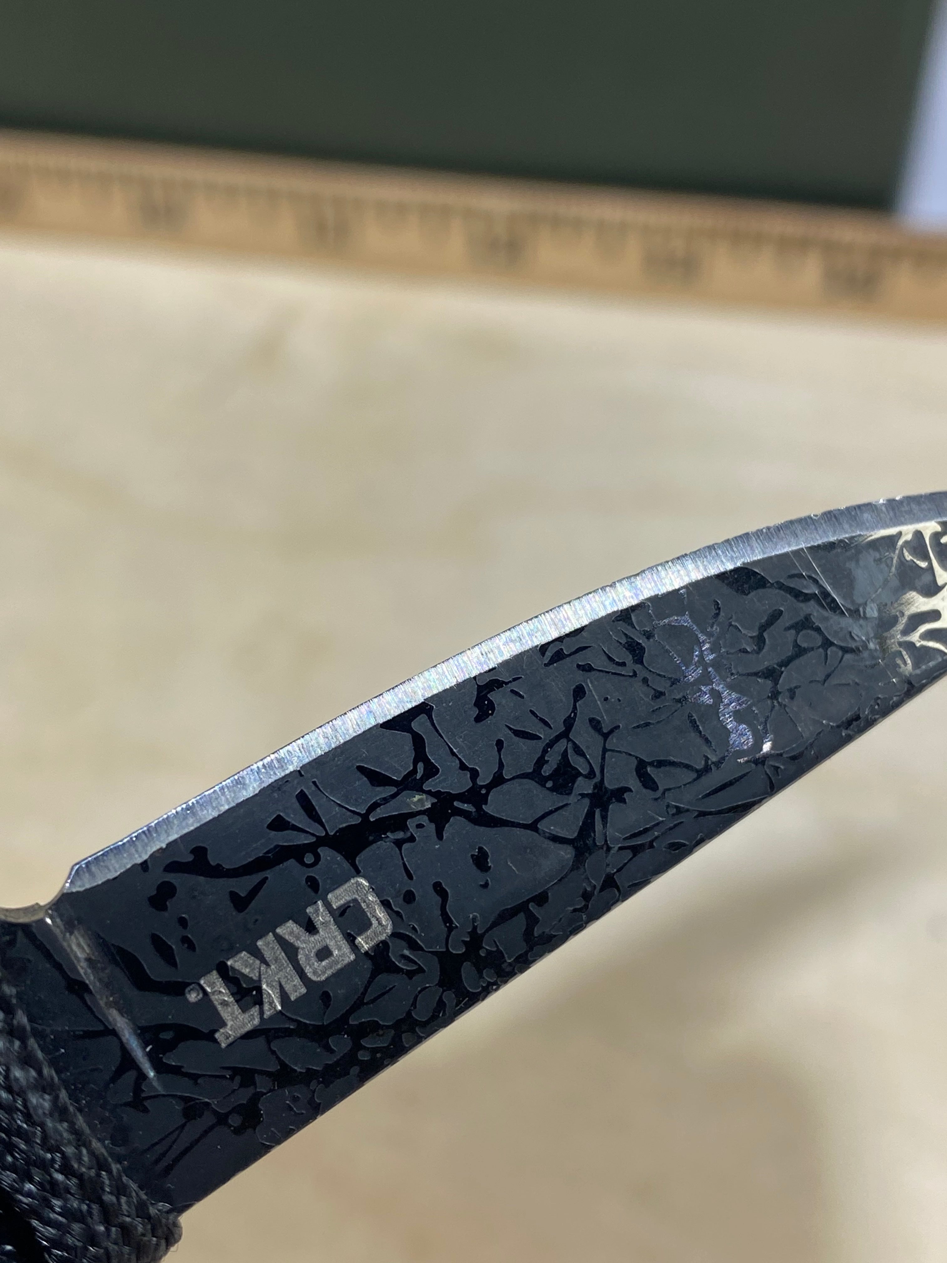 CRKT 2365 #-96. Light usage. Chips on blade. Discontinued.