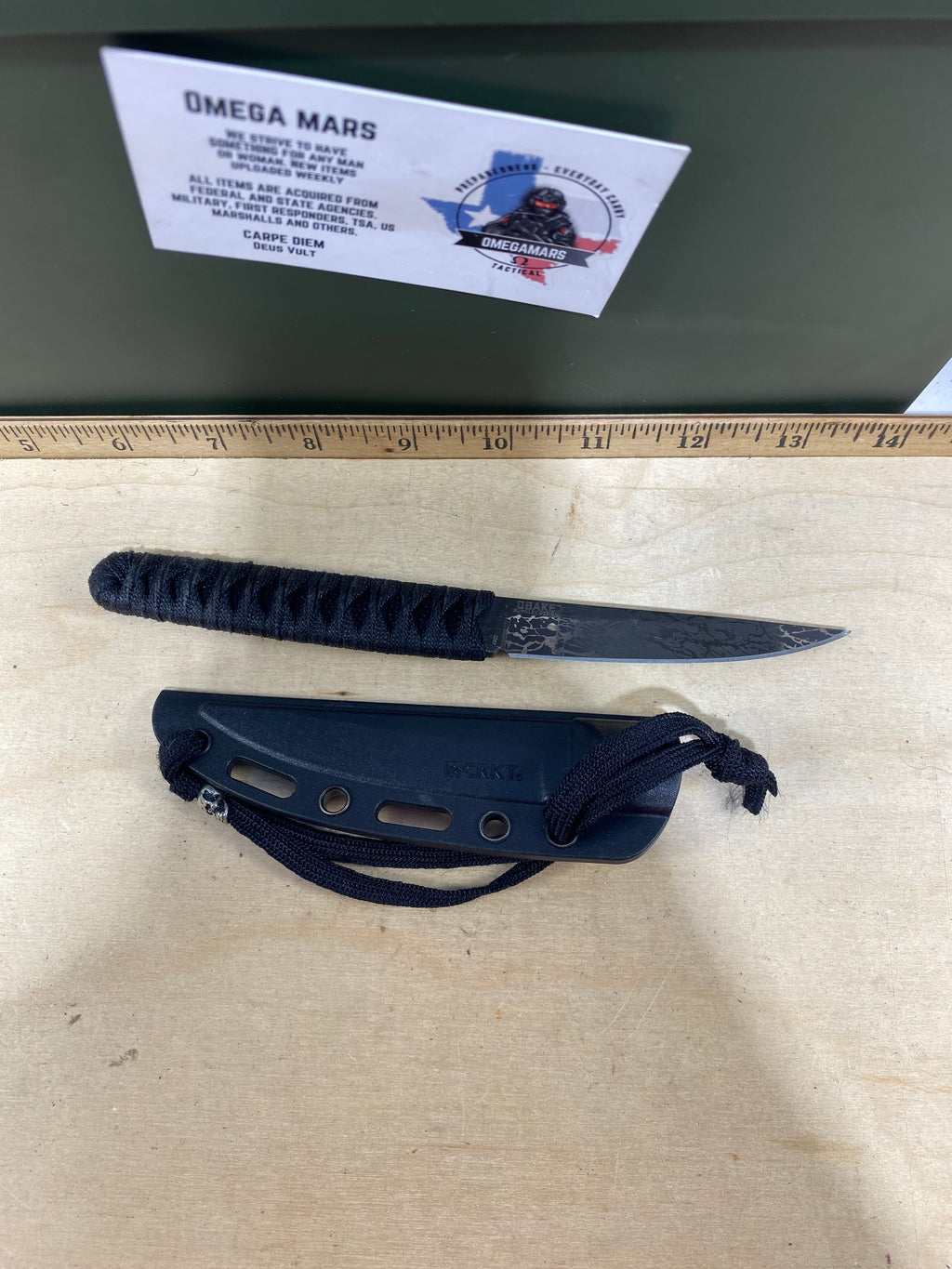 CRKT 2365 Obake #-97. Light usage. Tip Bent.