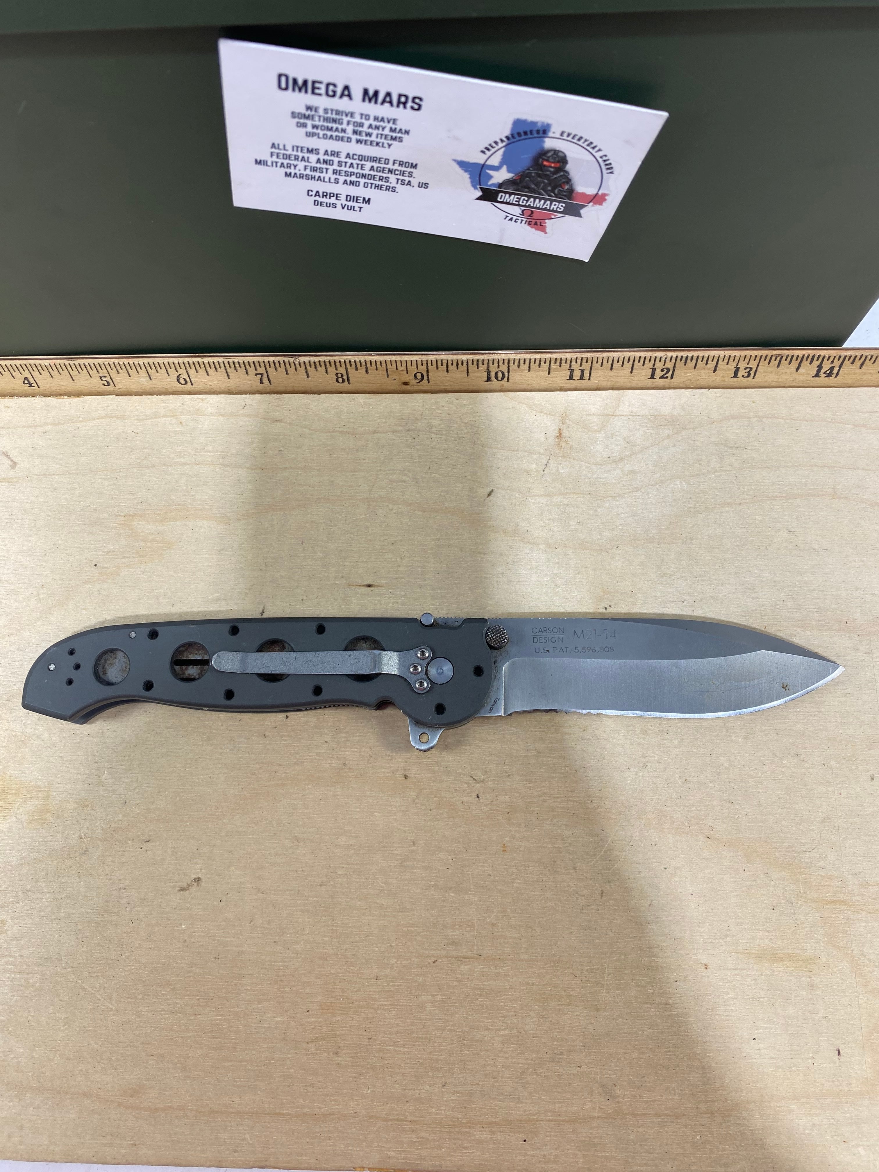 CRKT M21-14 #-106. Light usage. Dirty.