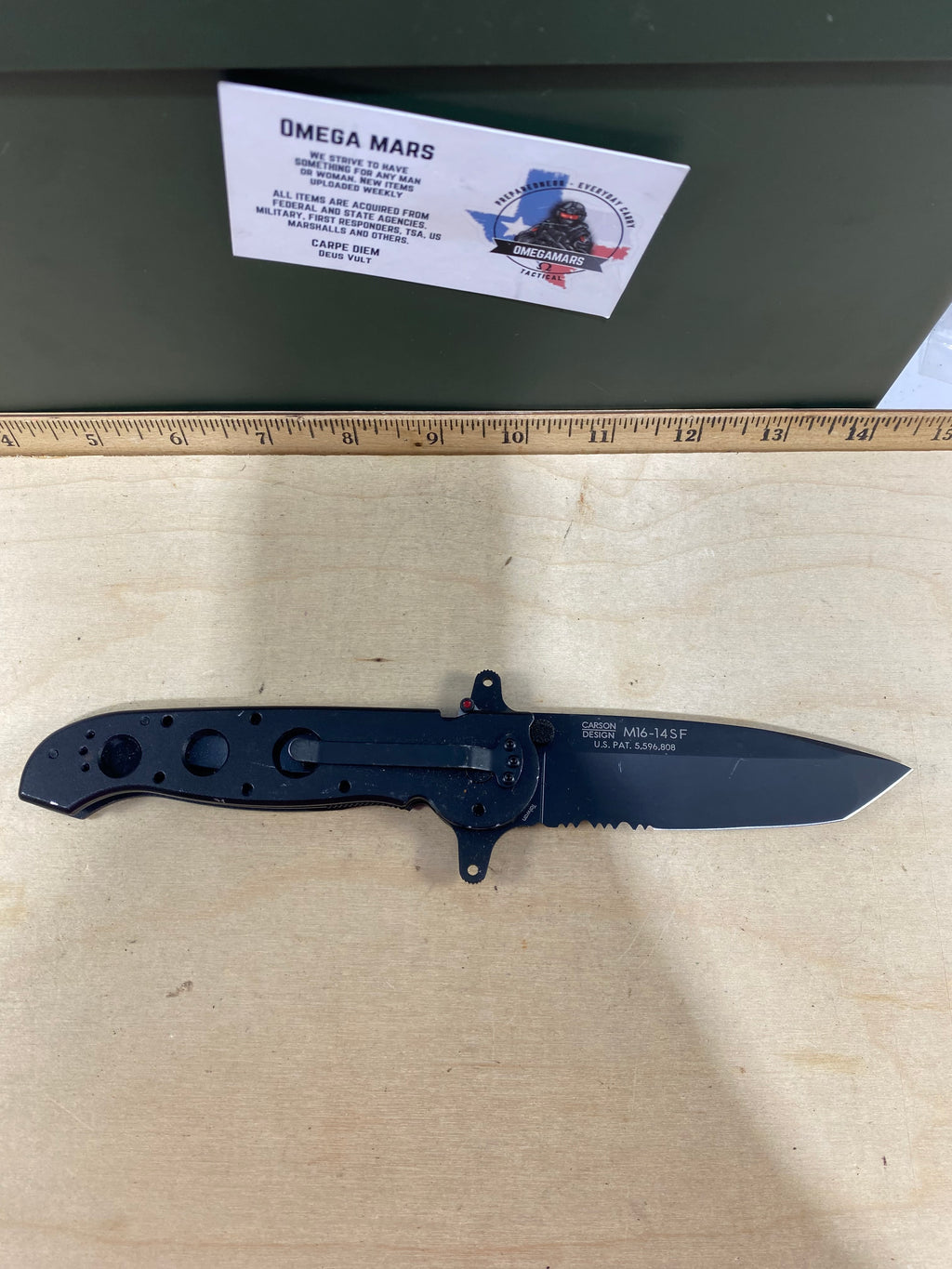 CRKT M16-14SF #-107. Light usage.