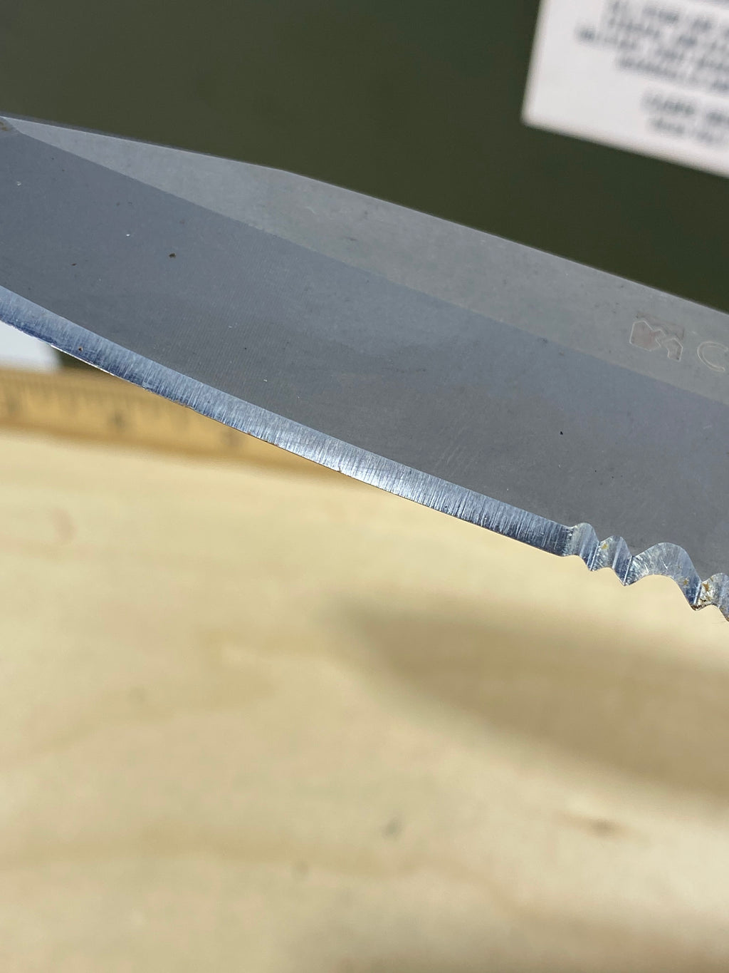 CRKT M16-14T #-109. Light usage. Possible Rust. Chip on blade. Discontinued