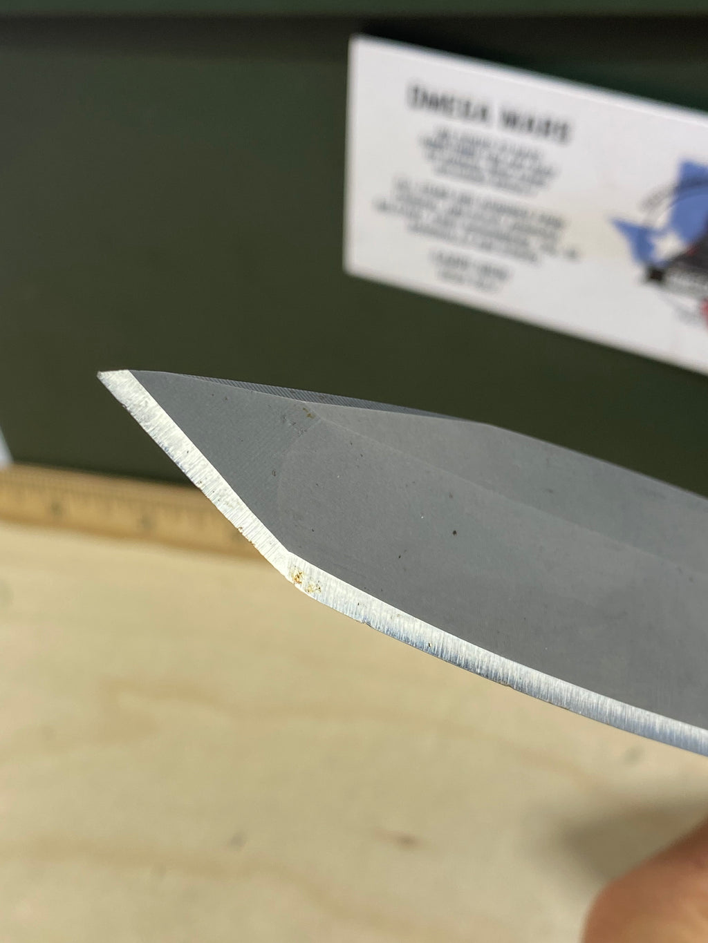 CRKT M16-14T #-109. Light usage. Possible Rust. Chip on blade. Discontinued