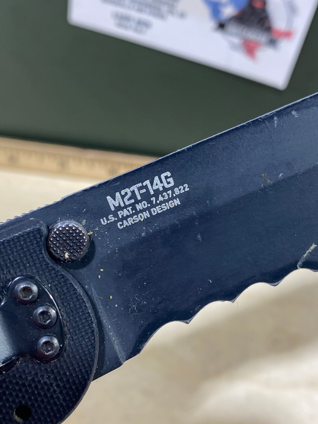 CRKT M21-14G Big Dog #-110. Light usage. Dirty.
