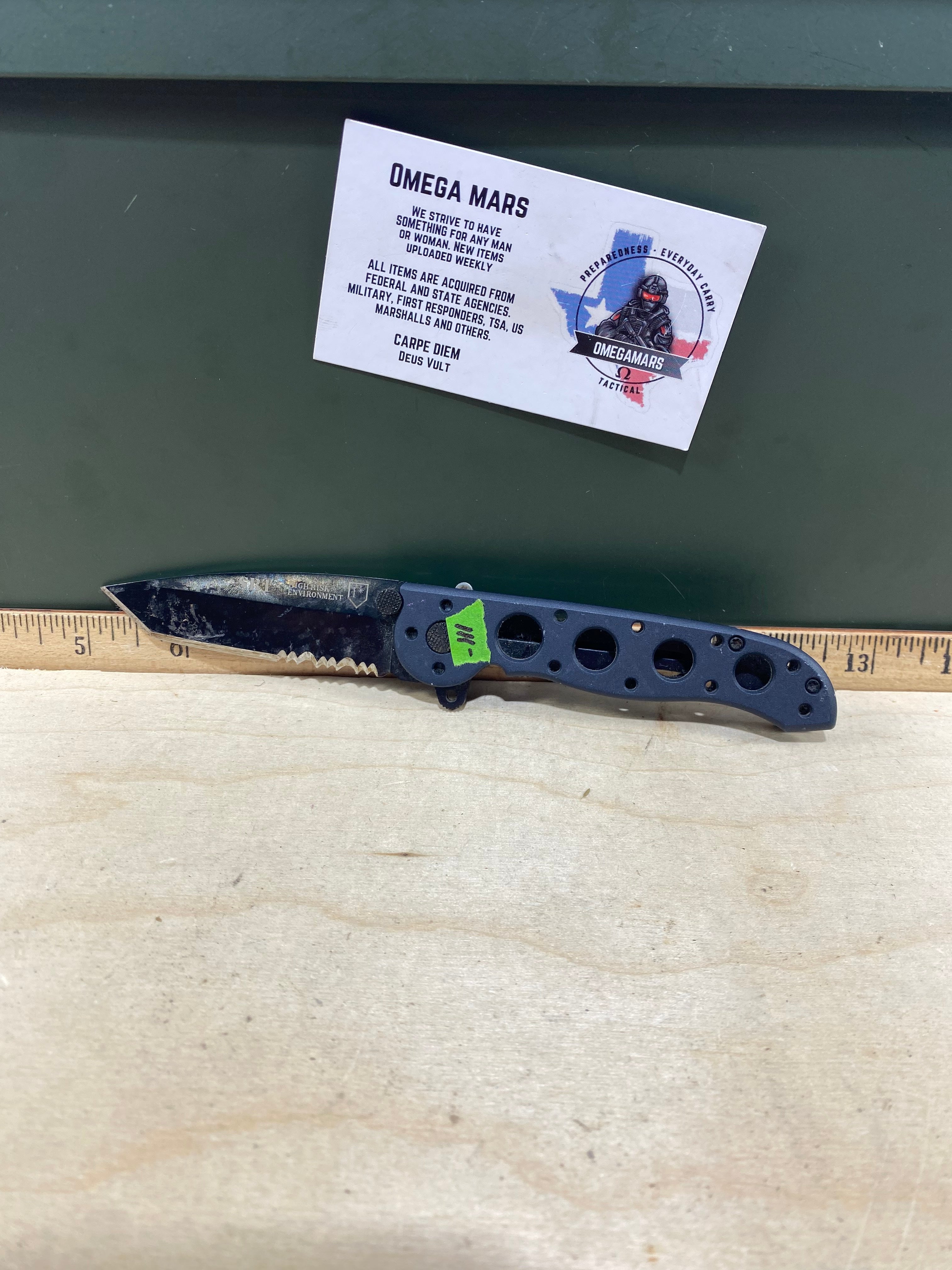 CRKT M16-12LE #-111. Light usage. Dirty.