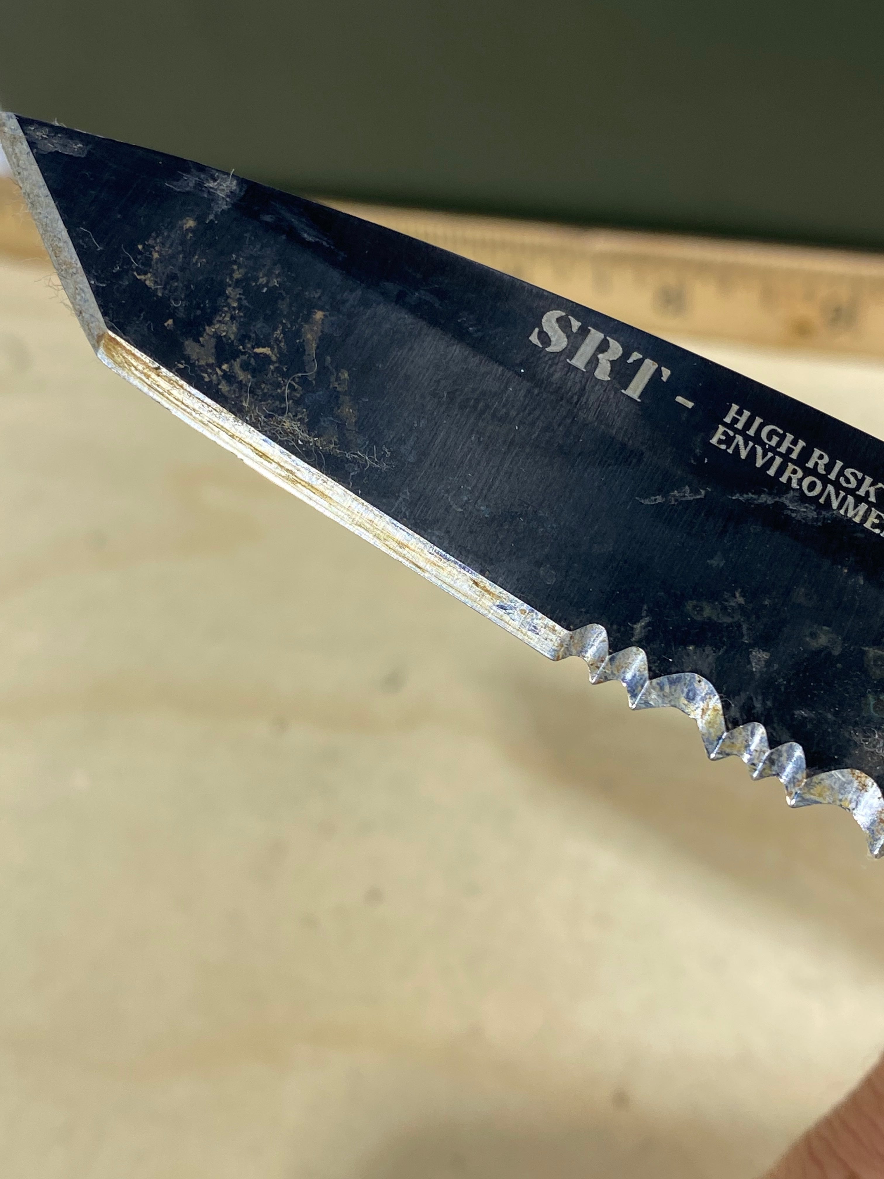 CRKT M16-12LE #-111. Light usage. Dirty.
