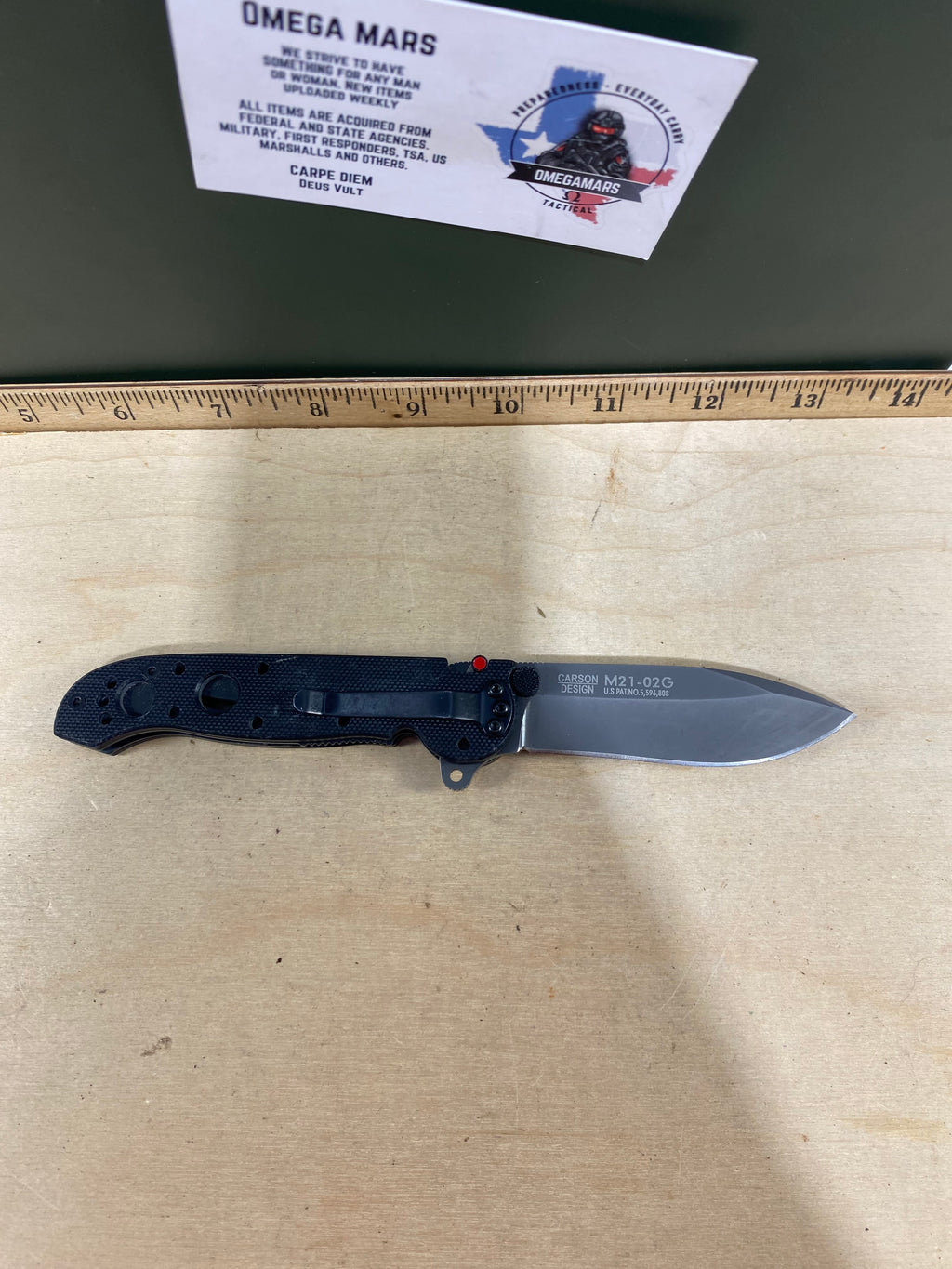 CRKT M21-02G #-116. Light usage. Discontinued.