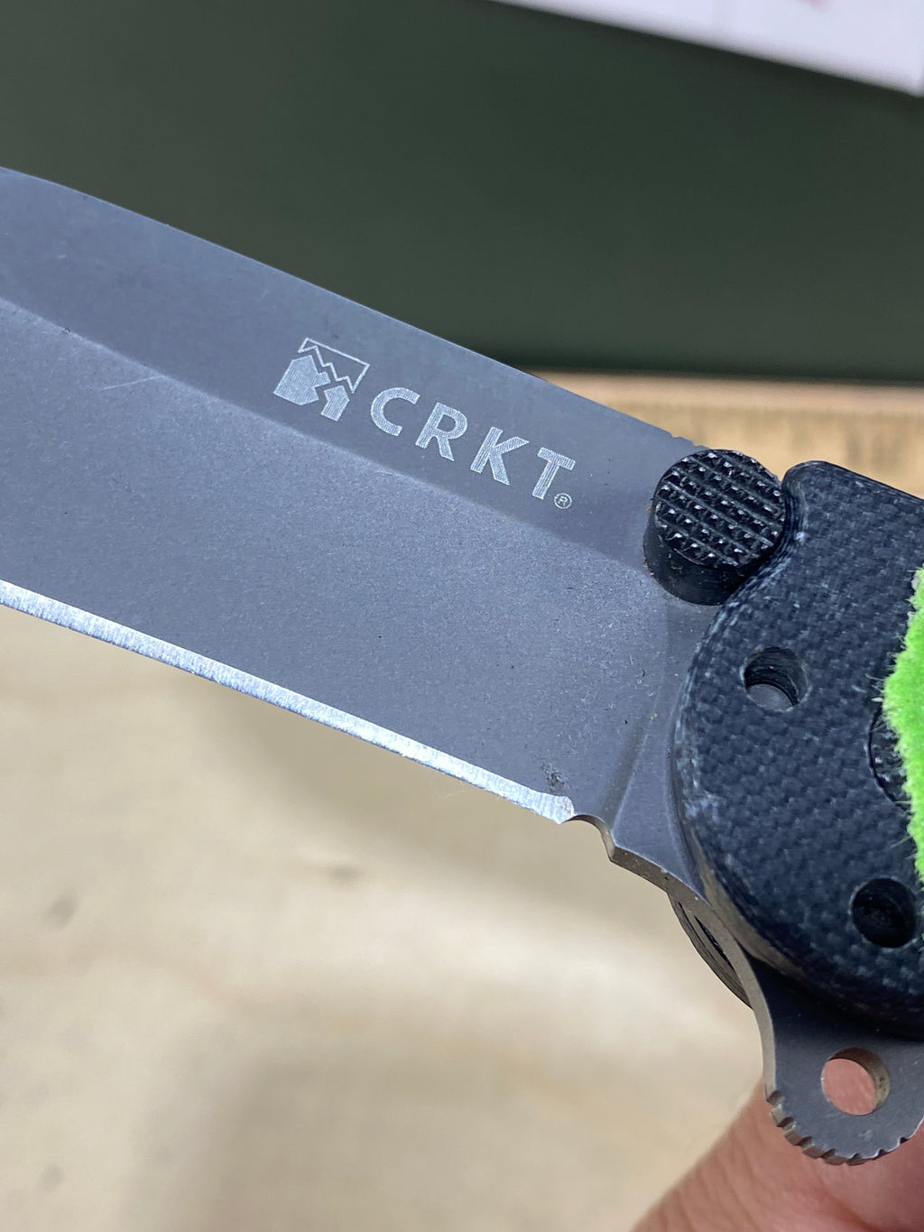 CRKT M21-02G #-116. Light usage. Discontinued.