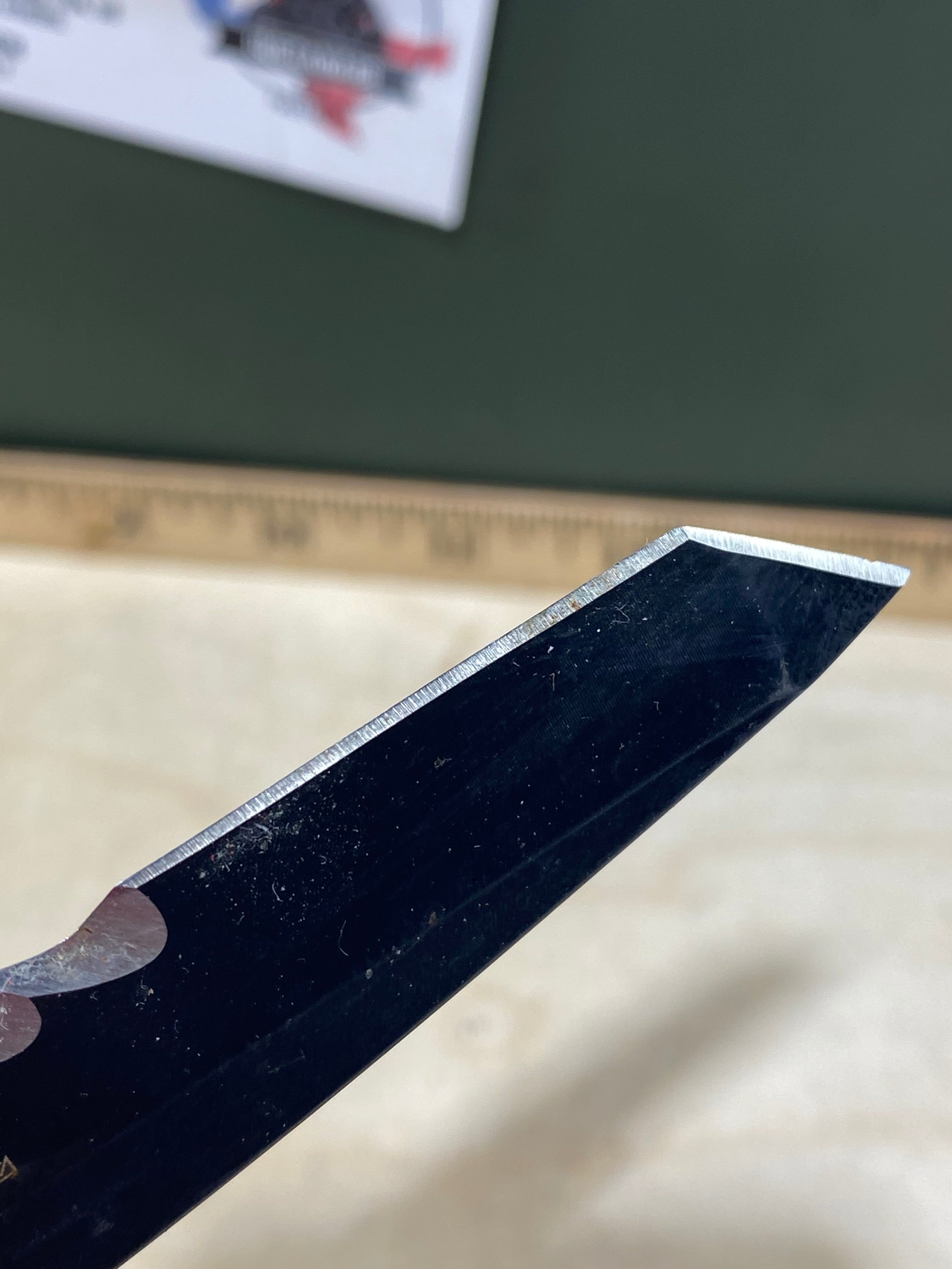 CRKT M16-13SFG #-119. Light usage. Dirty. Chip on blade.