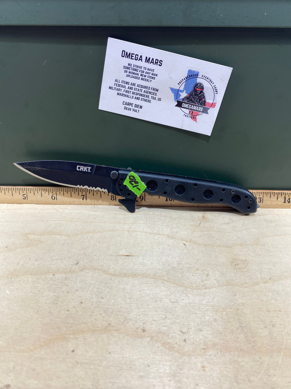 CRKT M16-13ZLEK #-120. Light usage. Resharpened.