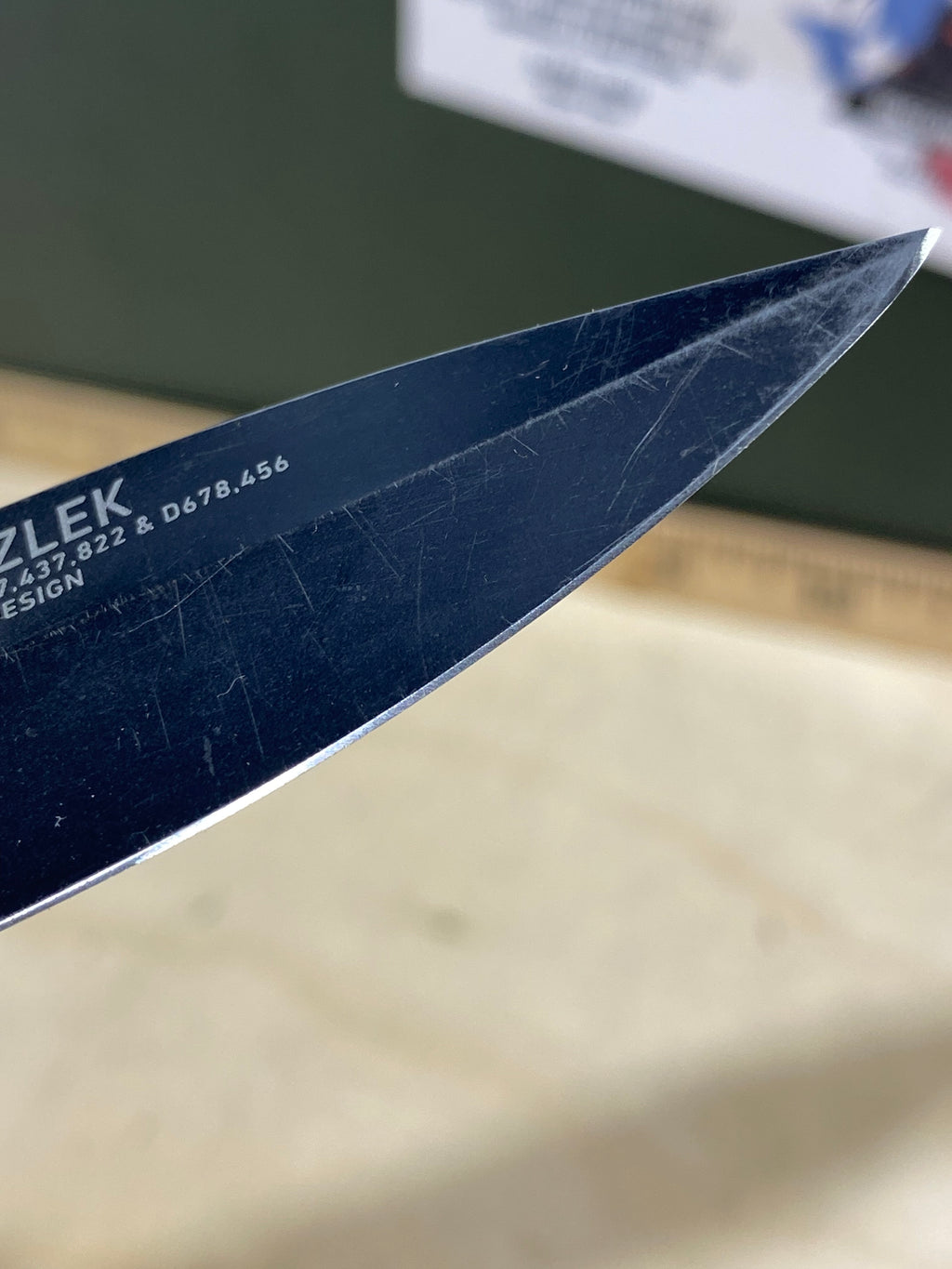 CRKT M16-13ZLEK #-120. Light usage. Resharpened.