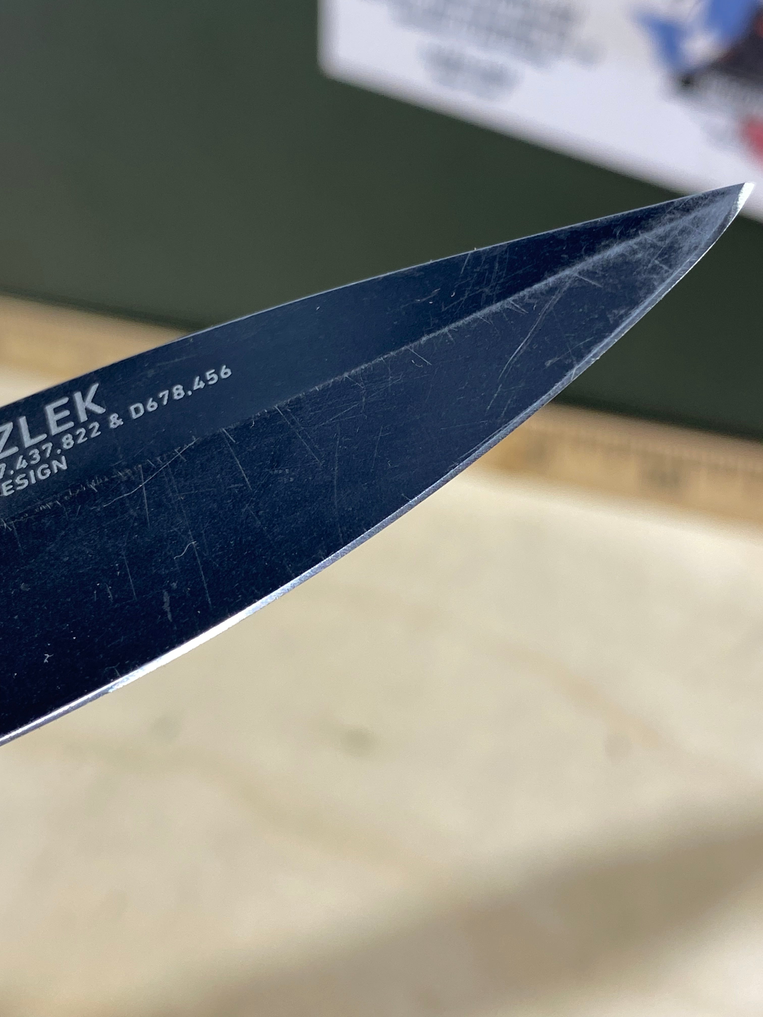 CRKT M16-13ZLEK #-120. Light usage. Resharpened.