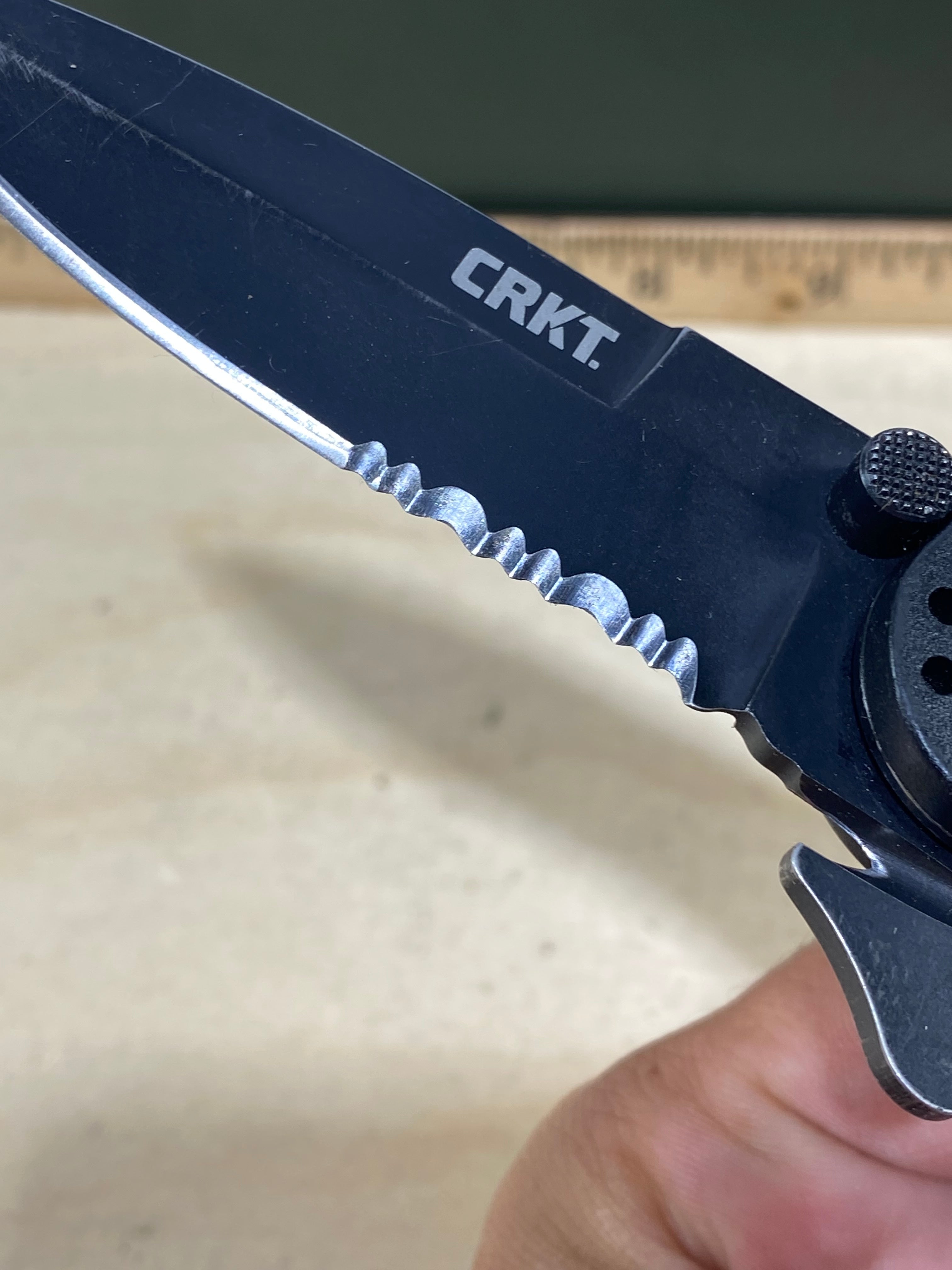 CRKT M16-13ZLEK #-120. Light usage. Resharpened.