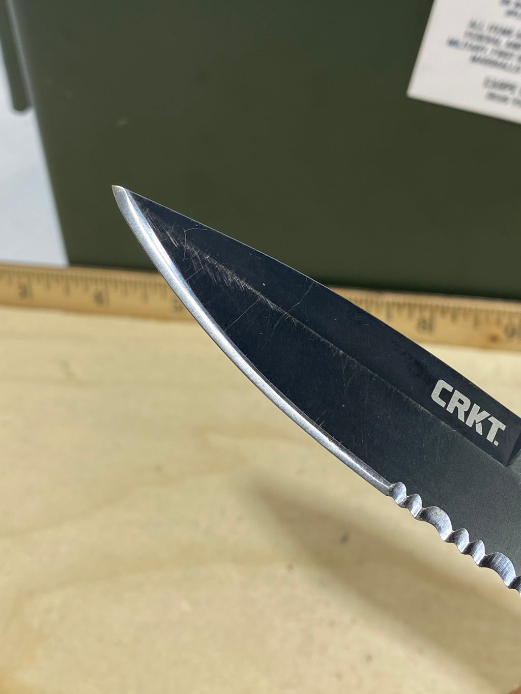 CRKT M16-13ZLEK #-120. Light usage. Resharpened.