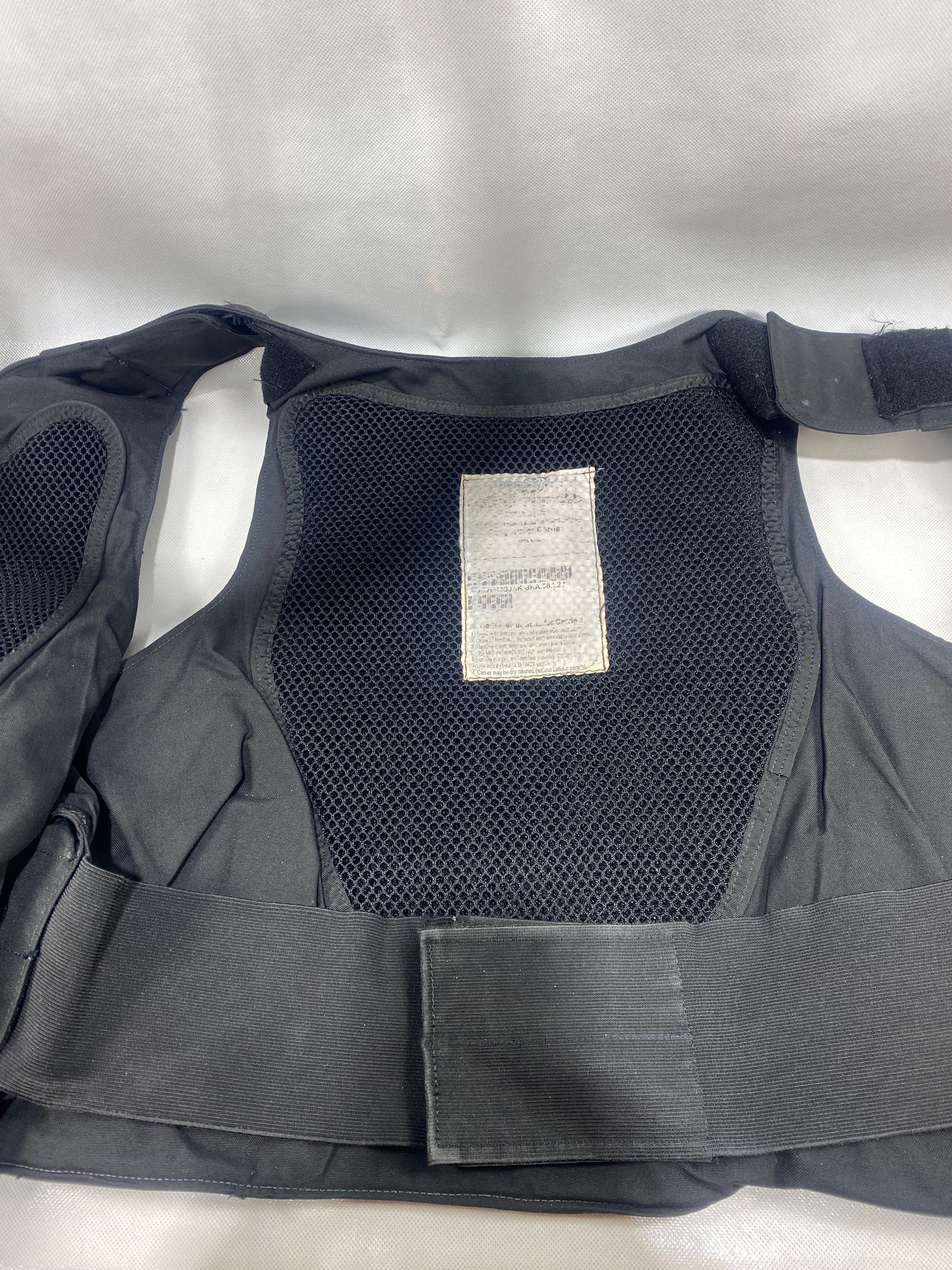 Pre-Owned Point-Blank Guardian MOLLE Vest Carriers in Black. Light usage.