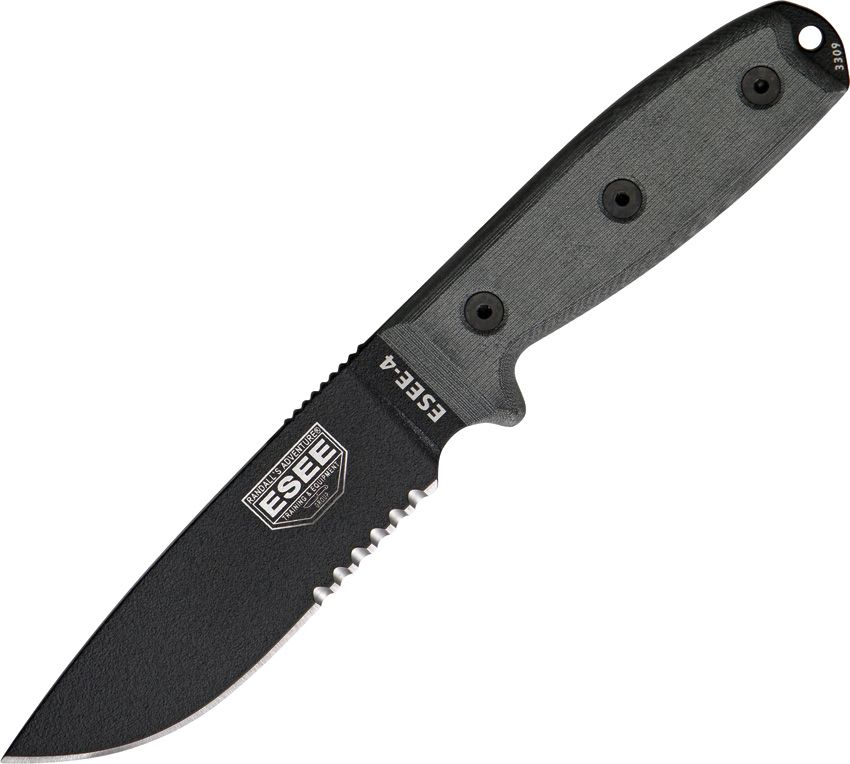 ESEE Model 4 Part Serrated - RC4S - BRAND NEW
