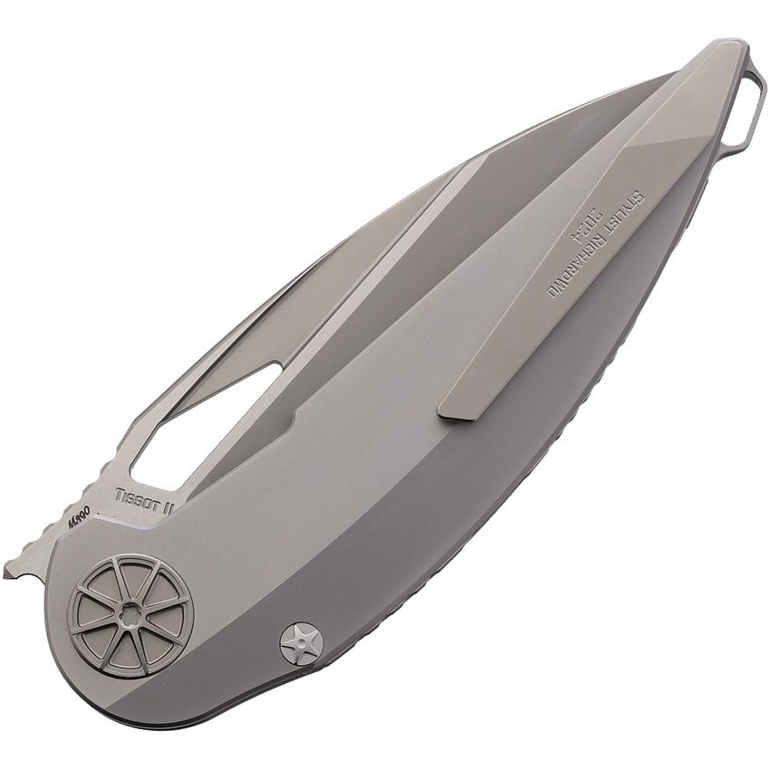 Rike Knife TISSOT02P Tissot 2 satin Liner lock - Brand New