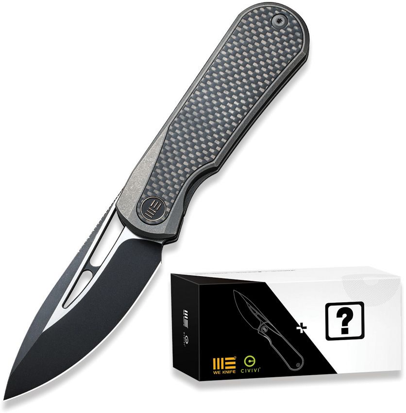 We Knife Co Baloo Mystery Box Micarta - CPM-20CV Titanium + Free Civ or We Knife