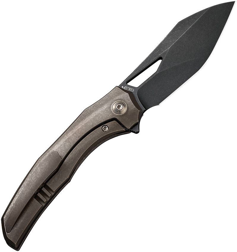 Ignio Framelock Blue - Bronze - Black - Damasteel - BRAND NEW