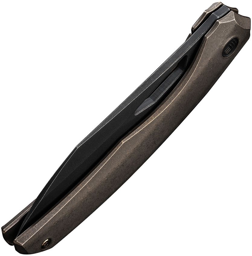 Ignio Framelock Blue - Bronze - Black - Damasteel - BRAND NEW