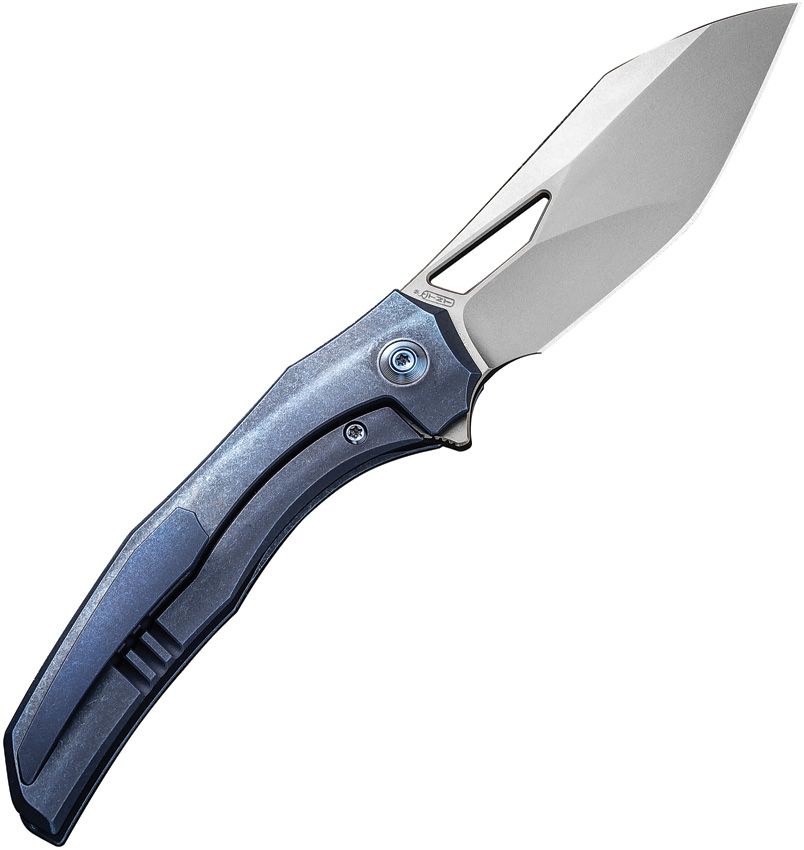 Ignio Framelock Blue - Bronze - Black - Damasteel - BRAND NEW
