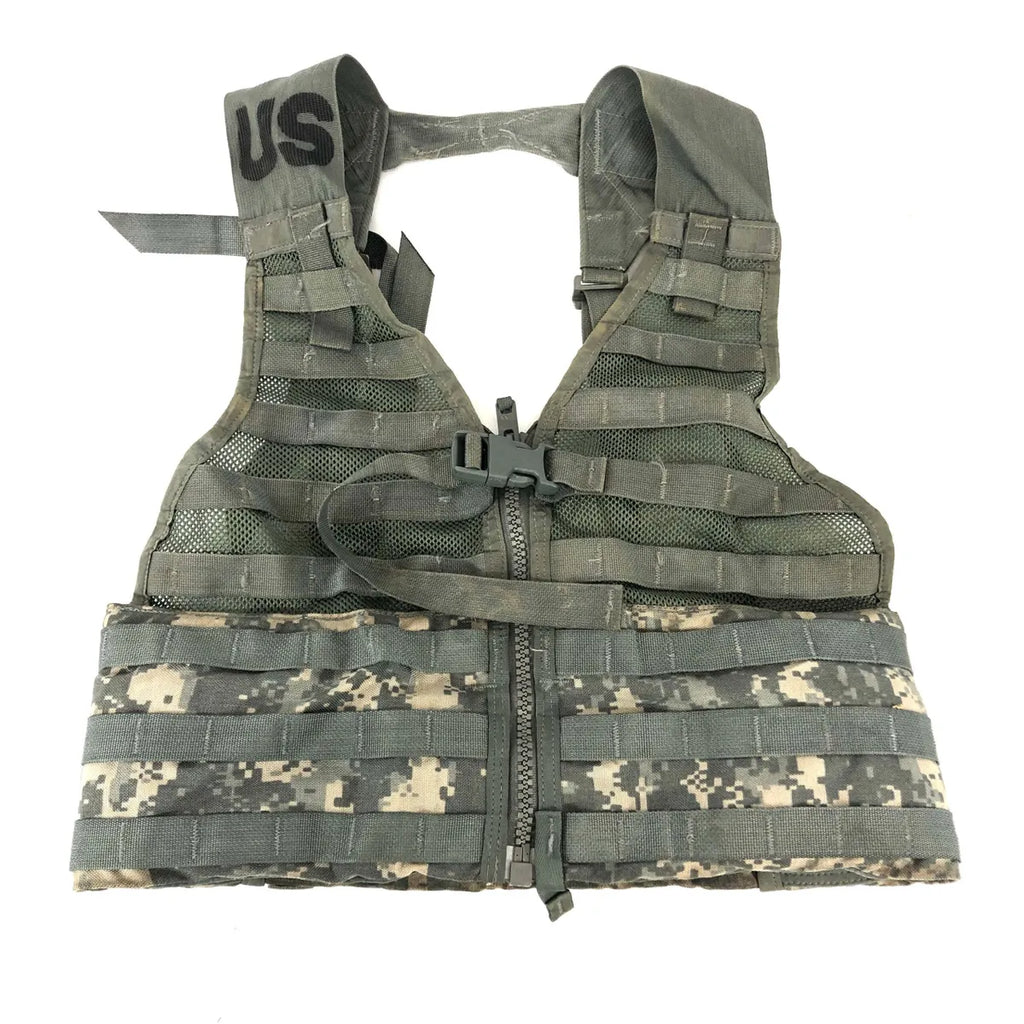 USGI MOLLE II ACU FLC Tactical Vest Harness–Military Issue Fighting Load Carrier
