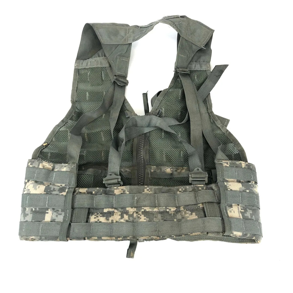USGI MOLLE II ACU FLC Tactical Vest Harness–Military Issue Fighting Load Carrier
