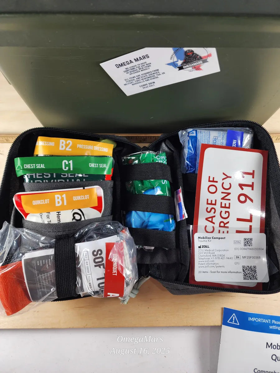 Zoll Mobilize® Compact trauma kit, Medical, BRAND NEW, Manu 2025 (MSRP $299)
