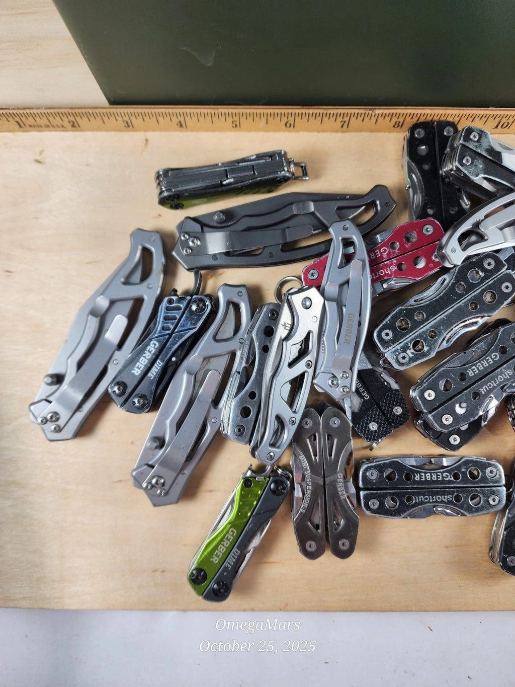 Gerber Mystery Box of 4 - 4.5 lbs, random multi tools and knives.