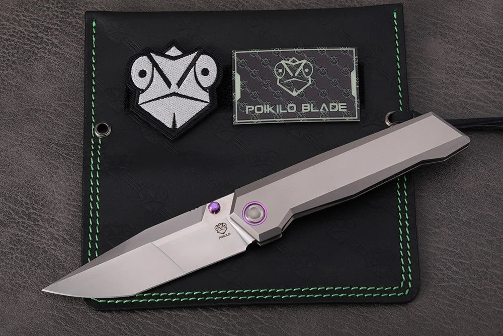POIKILO BLADE Salvator Framelock Ti PSW - BNIB - PKBSLVTRS1
