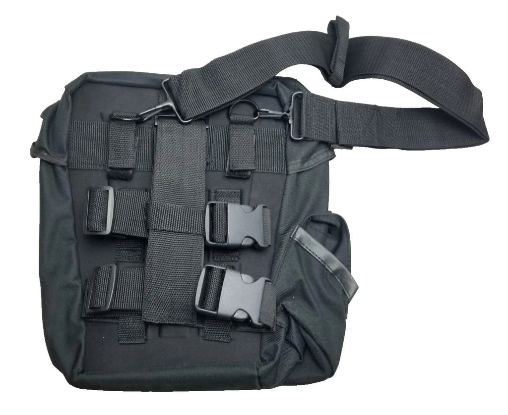 Tactical Training Drop Leg Pouch Bag Gas Mask Swat Military Hunting, MSA, Mestel