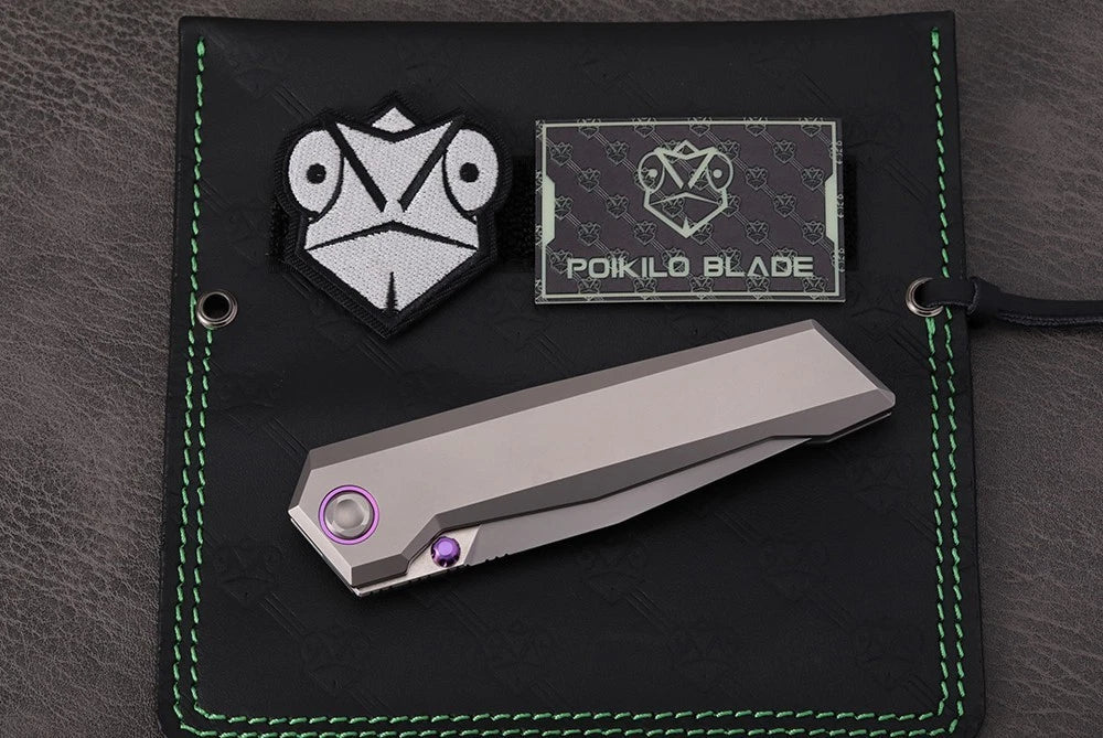 POIKILO BLADE Salvator Framelock Ti PSW - BNIB - PKBSLVTRS1