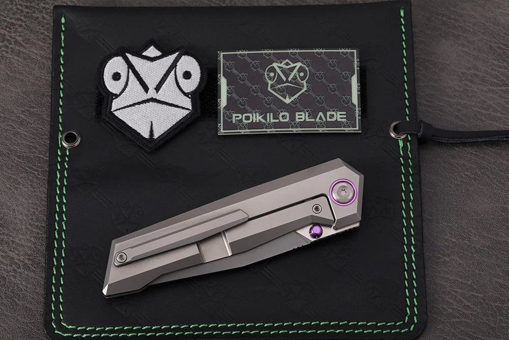 POIKILO BLADE Salvator Framelock Ti PSW - BNIB - PKBSLVTRS1